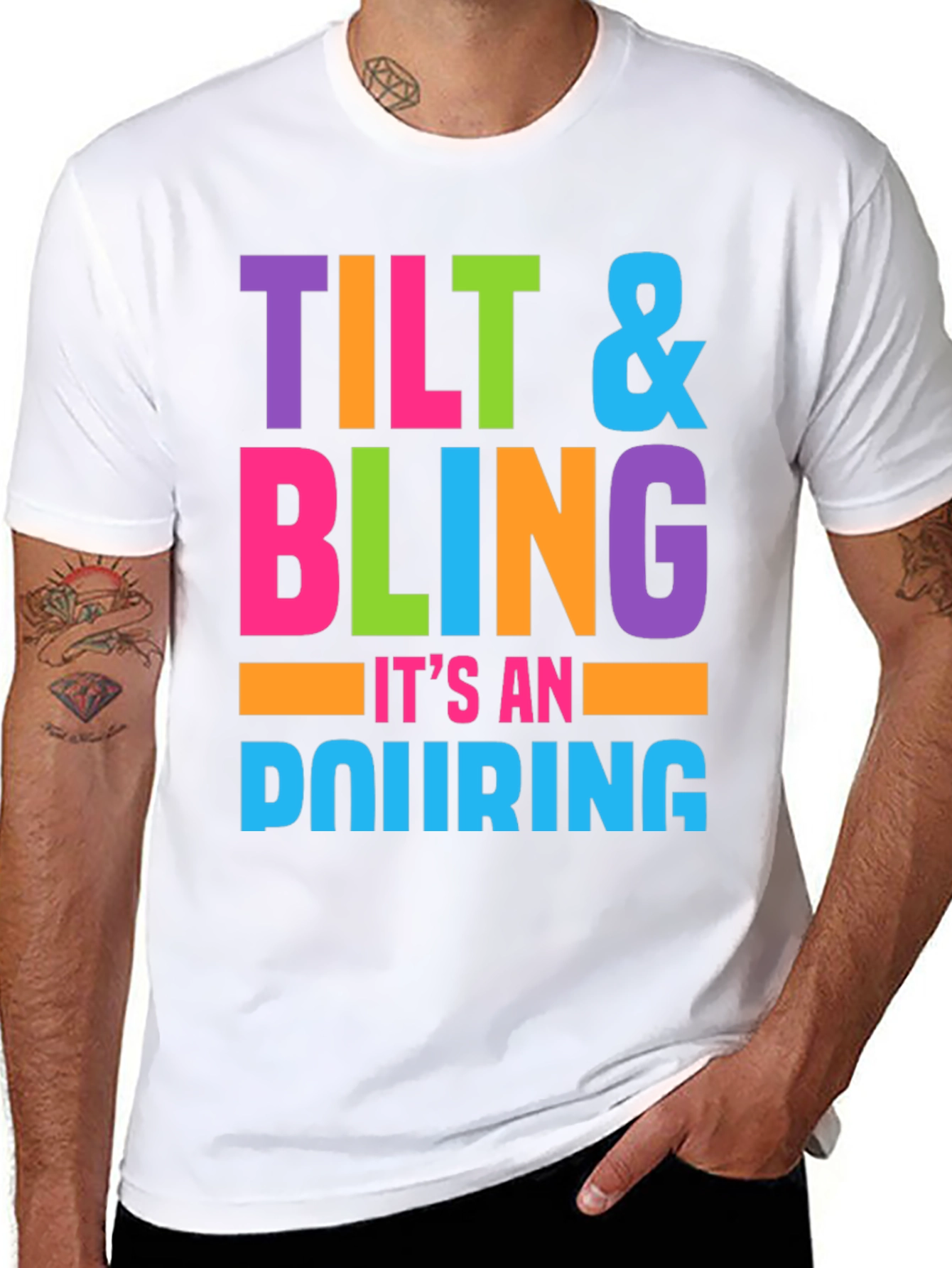 Tilt & Bling Graphic T-Shirt - 8
