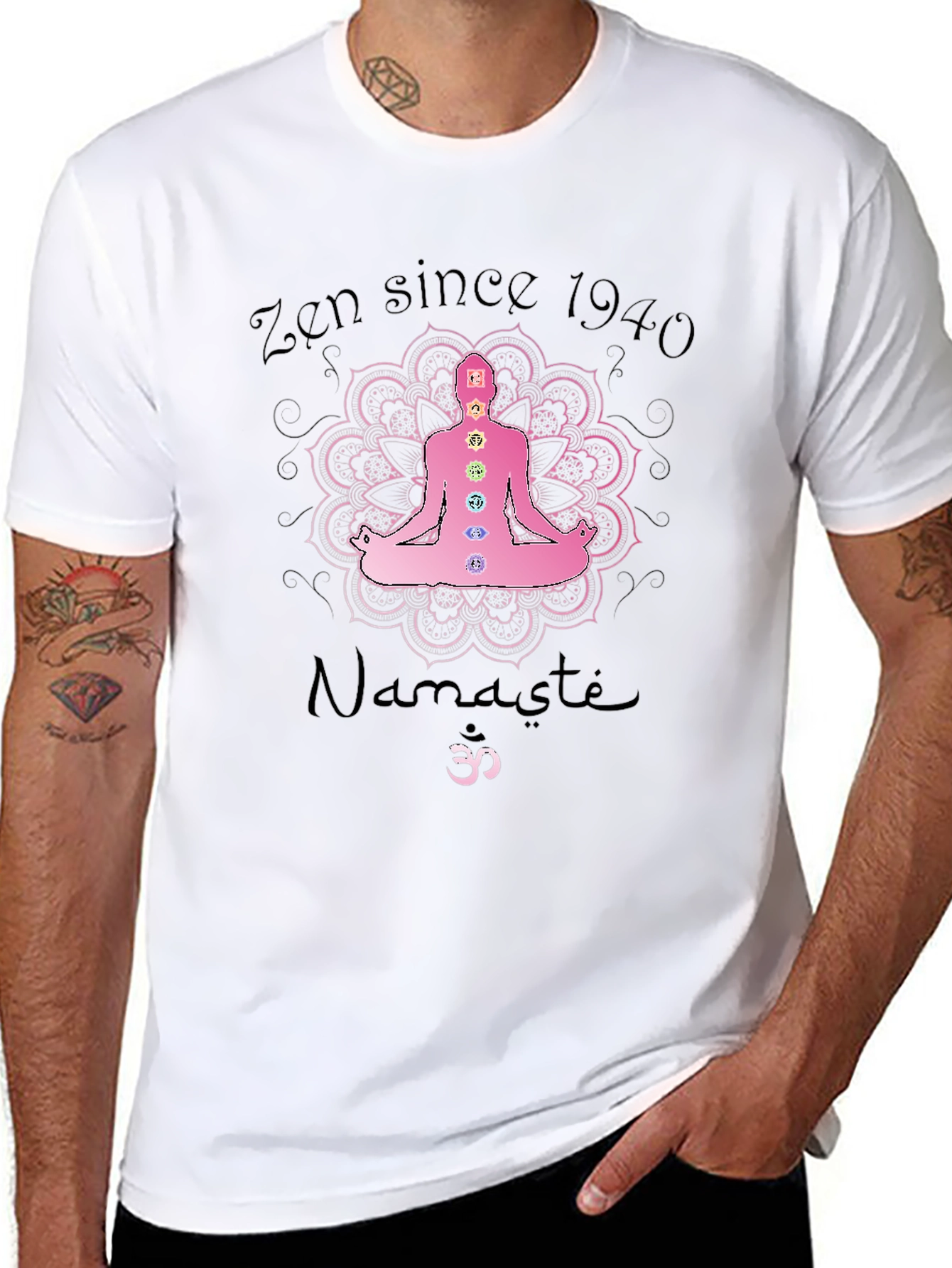 Zen Since 1940 Black Yoga T-Shirt - 8