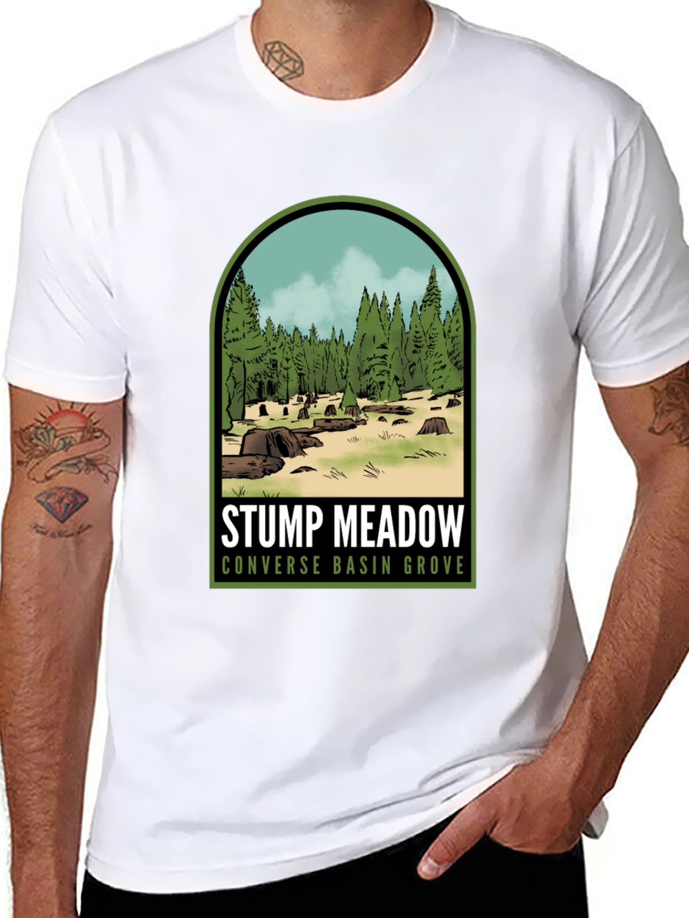 Black Stump Meadow Graphic Tee view 8