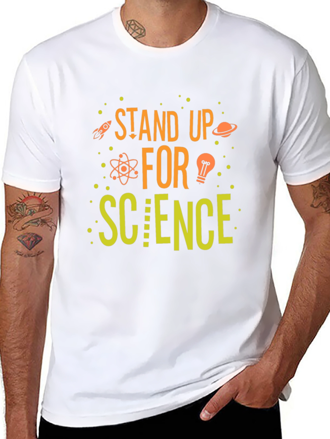 Stand Up For Science T-Shirt - Geeky Design - 8
