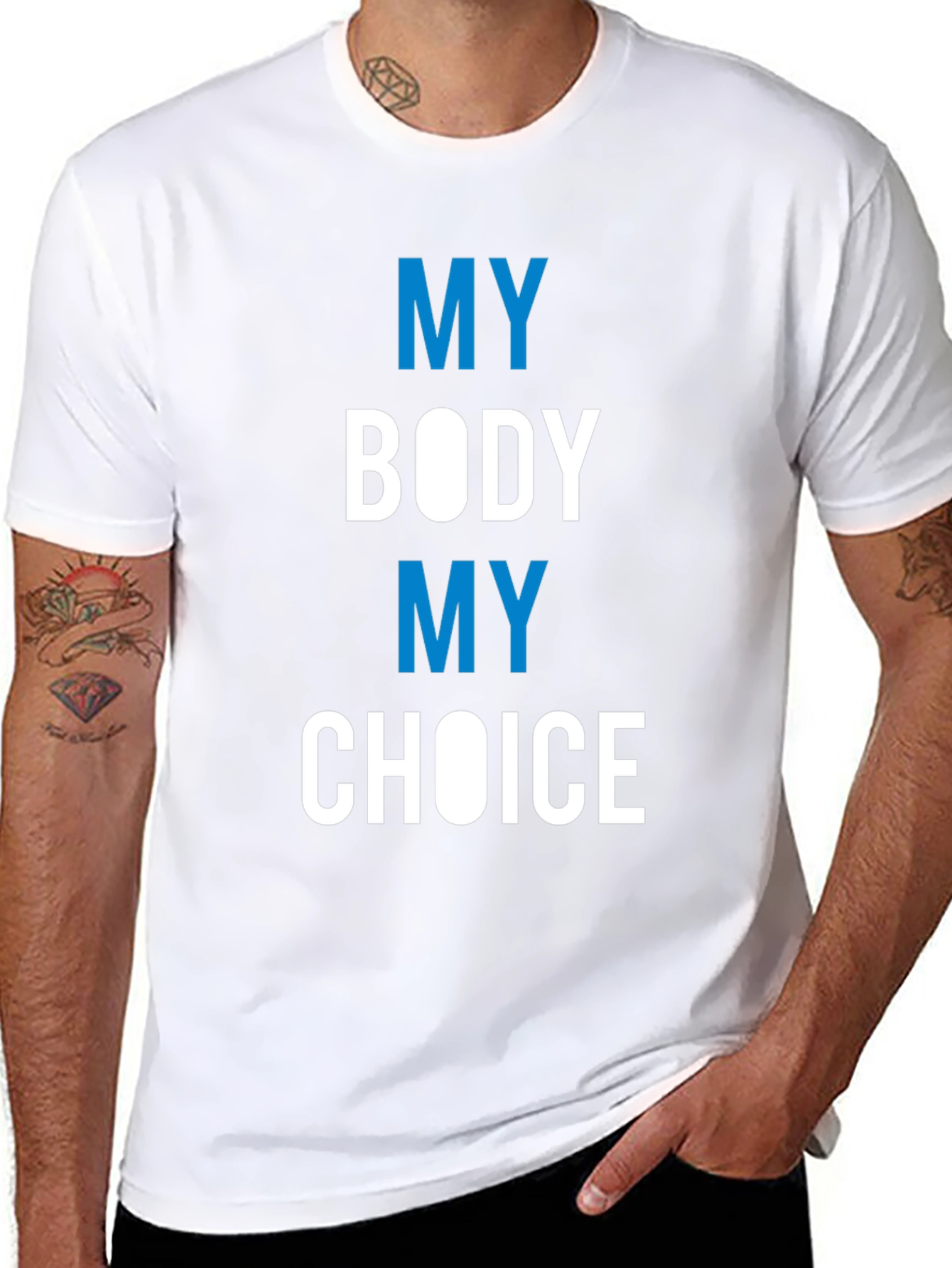 Black My Body My Choice Graphic Tee view 8