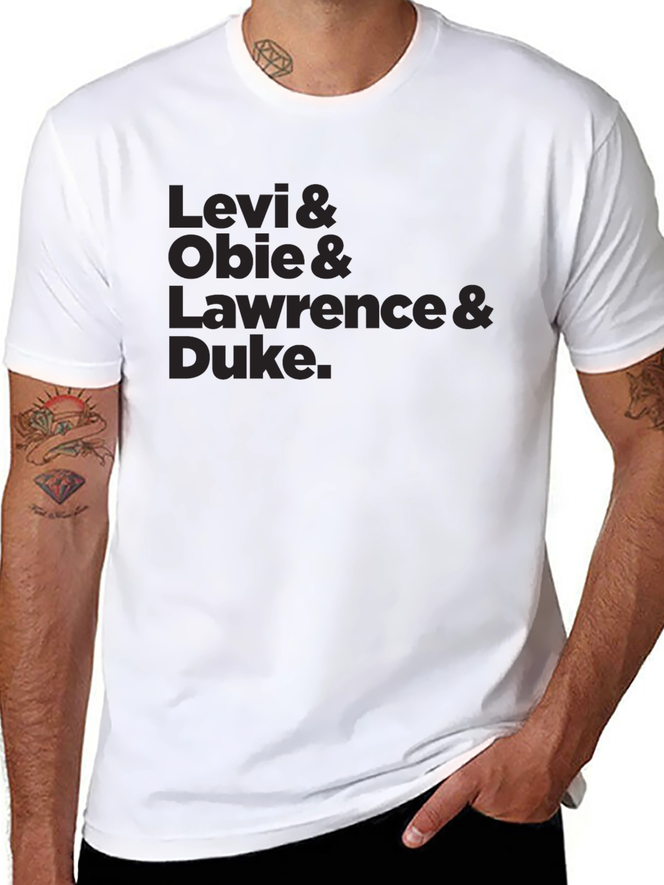 Black Levi Obie Lawrence Duke T-Shirt view 8