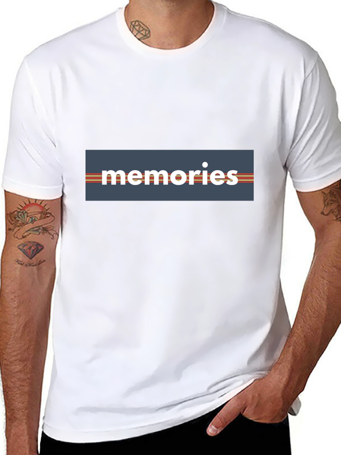 Black Memories Graphic Tee - Stylish Comfort view 8