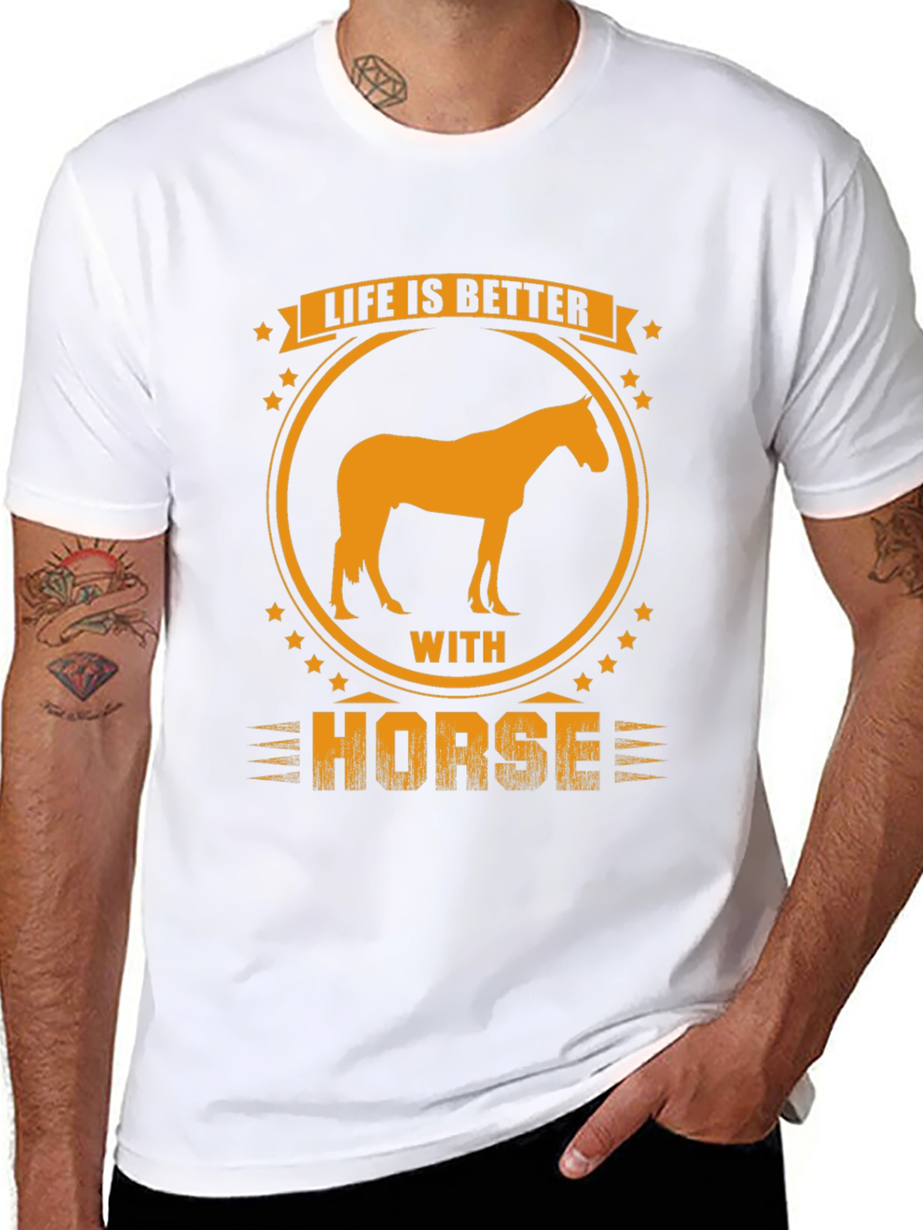 Black Life is Better with a Horse T-Shirt view 8