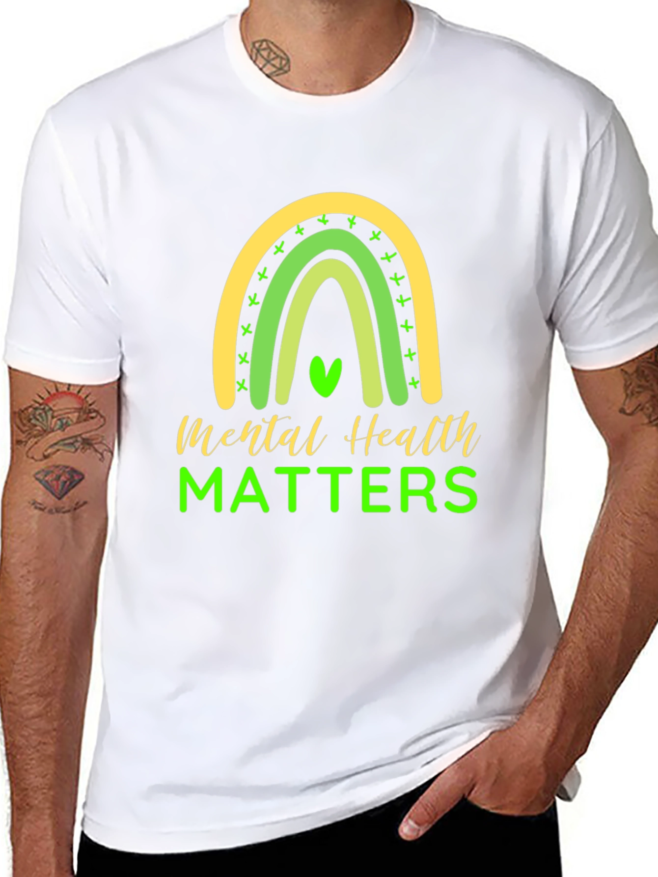 Black Mental Health Matters T-Shirt view 8