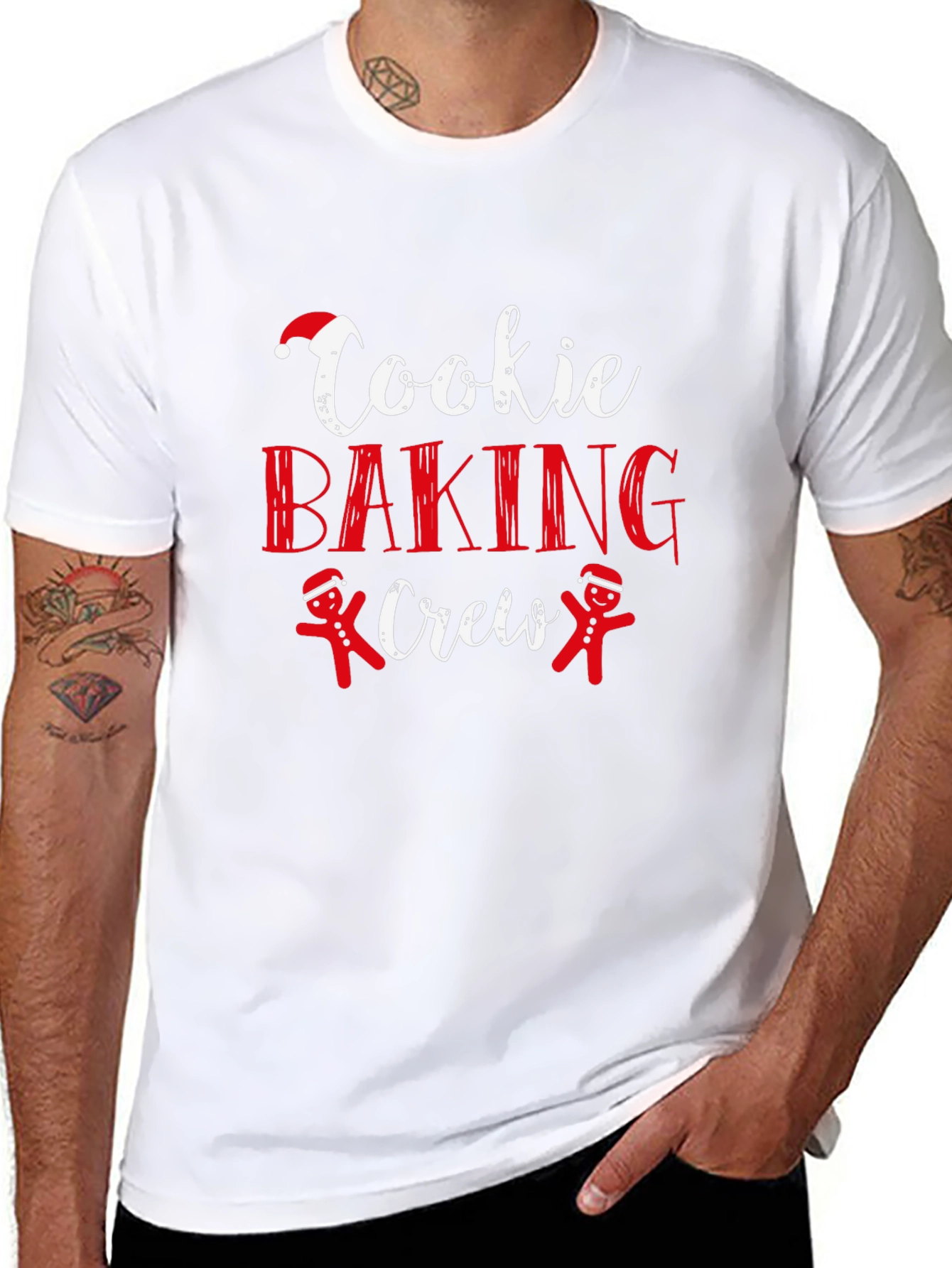 Cookie Baking Crew Graphic T-Shirt - 8