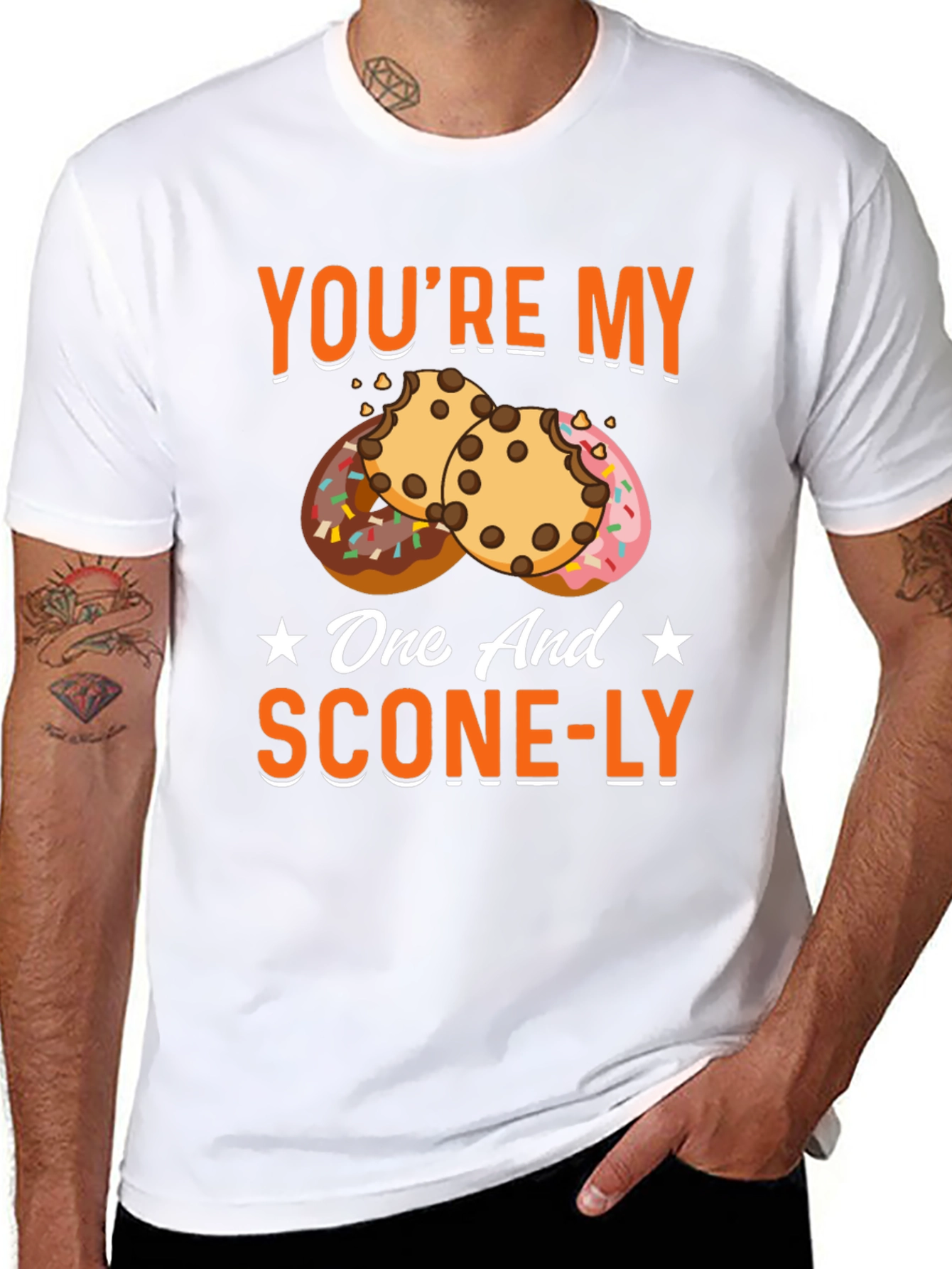 Black You're My One and Scone-ly T-Shirt view 8