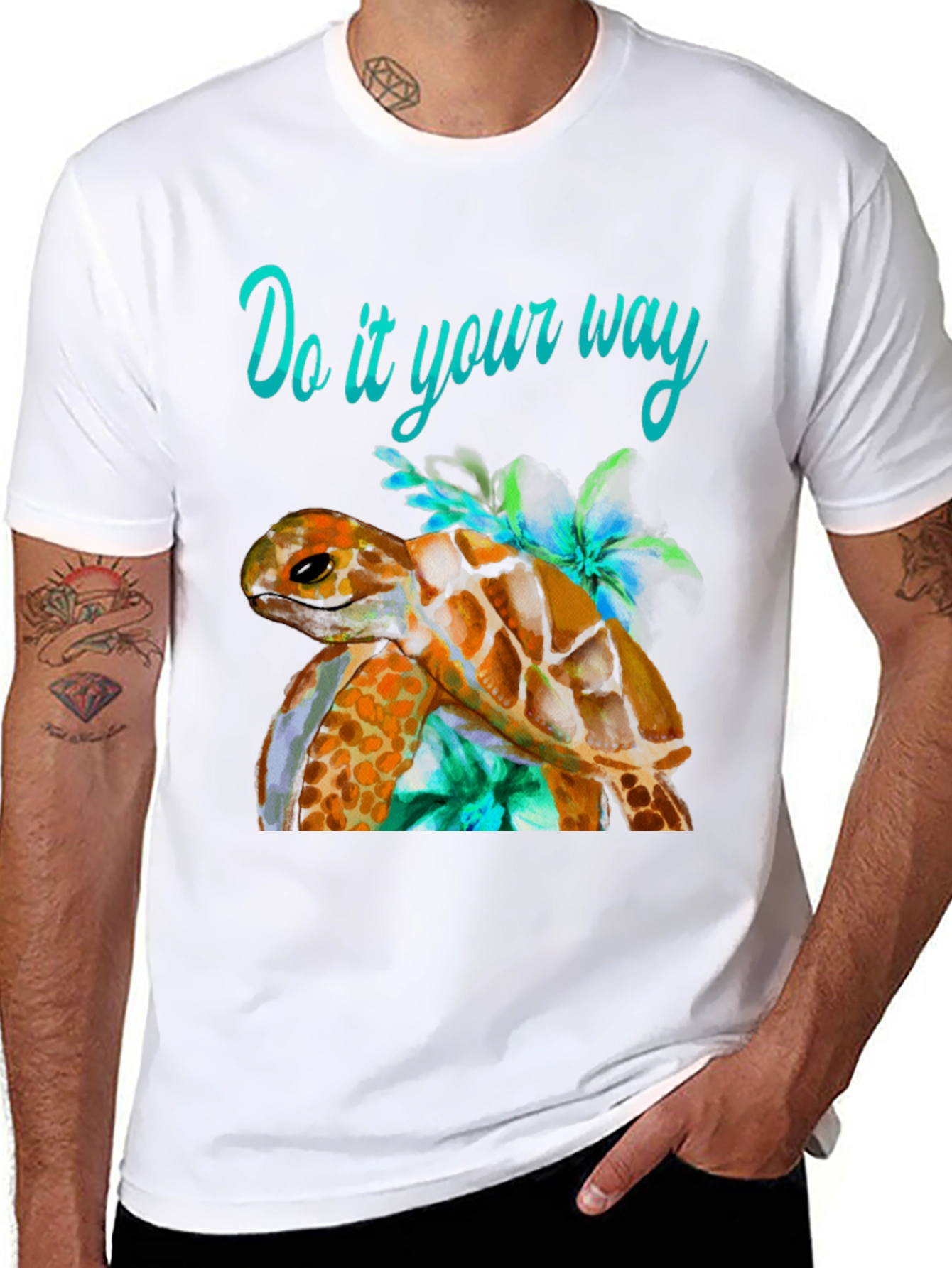 Black Turtle Graphic Tee - Do It Your Way view 8
