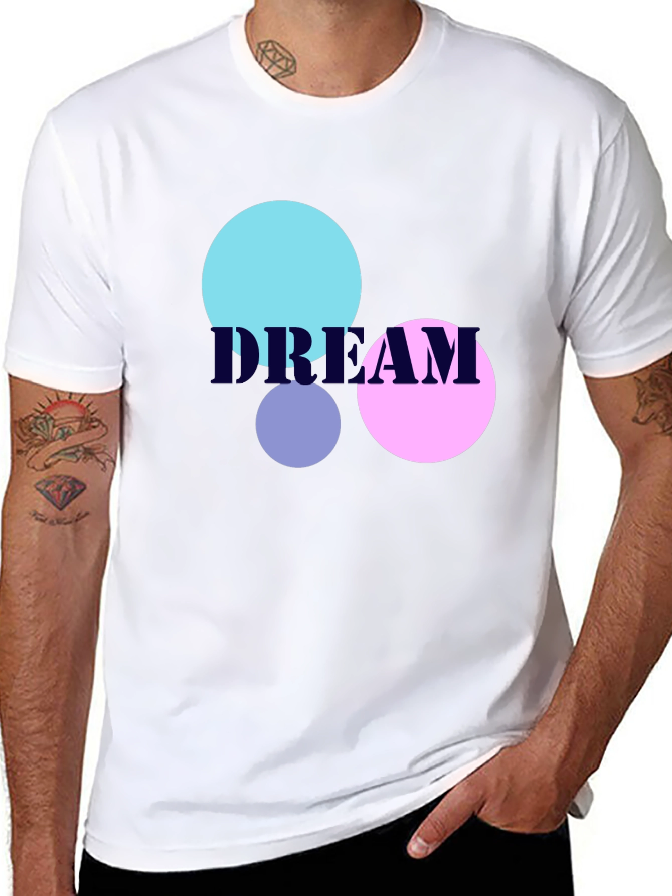 Black Dream Graphic Tee - Stylish Black T-Shirt view 8