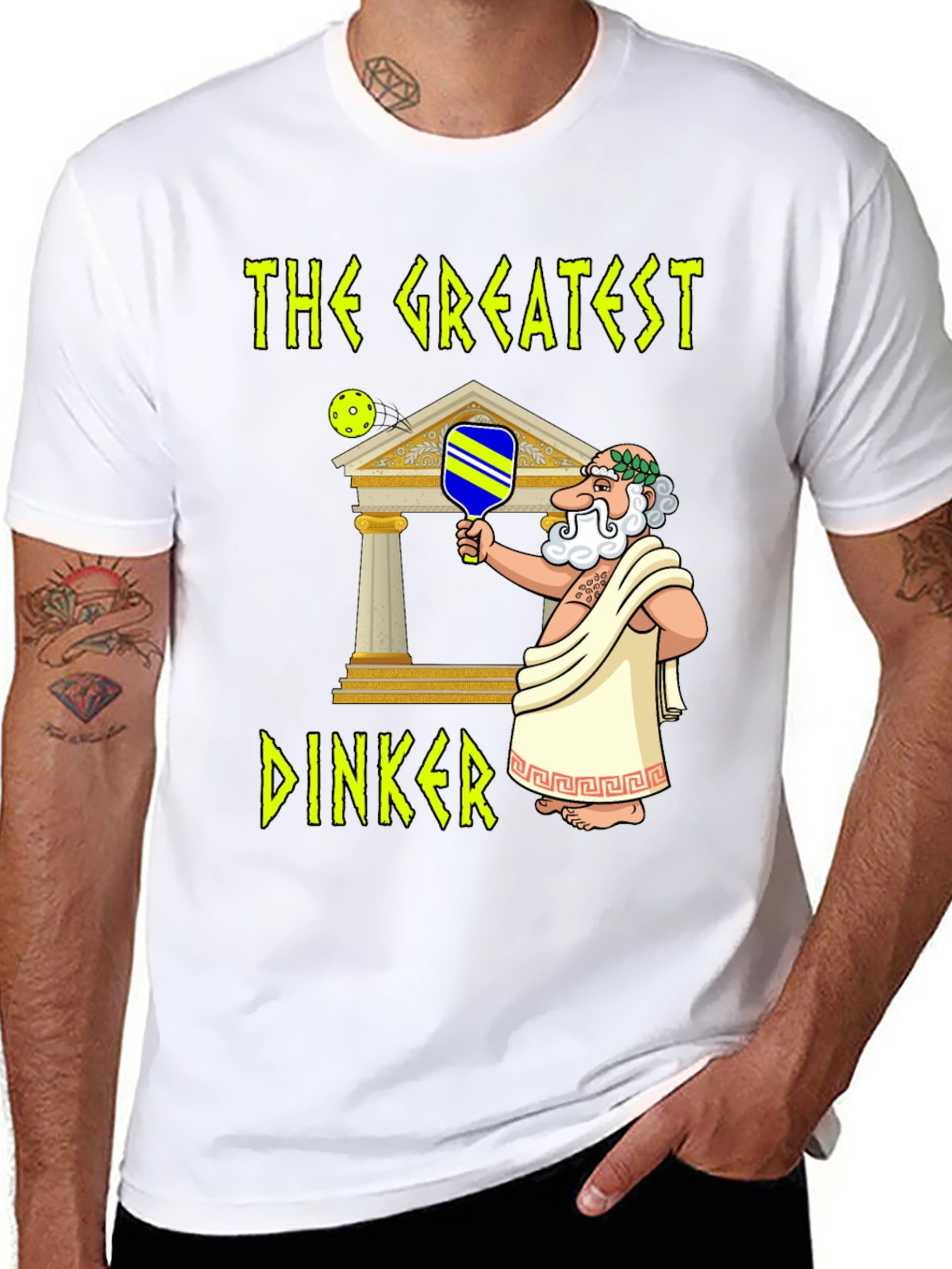 The Greatest Dinker Pickleball T-Shirt - 8