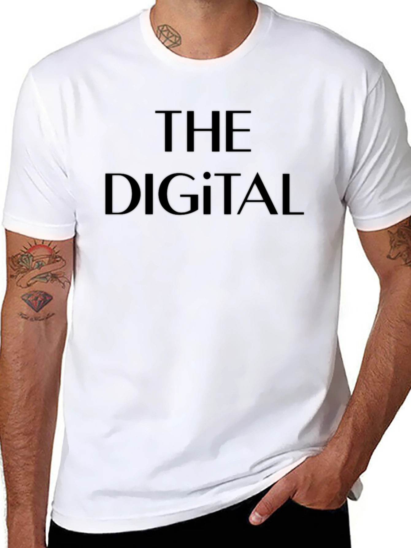 Black The Digital Black T-Shirt view 8