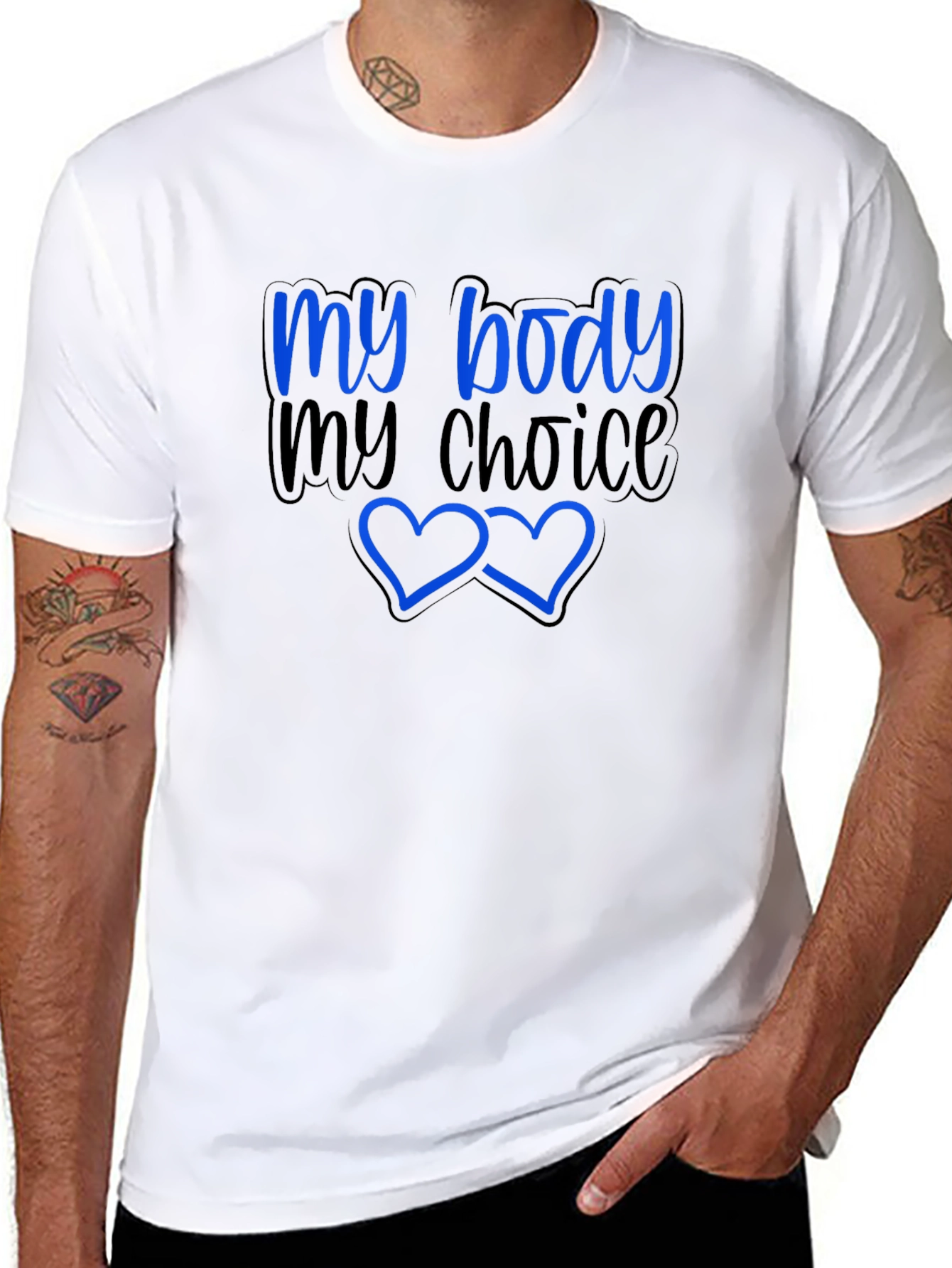 Black My Body, My Choice Graphic T-Shirt - Pro-Choice Tee view 8