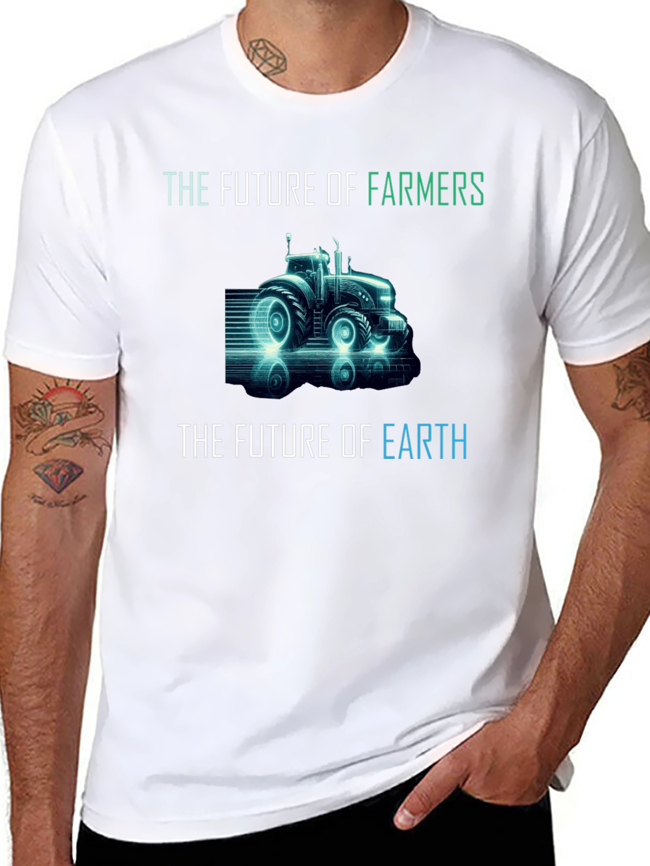 Future of Farming Graphic Tee - Sustainable Agriculture T-Shirt - 8