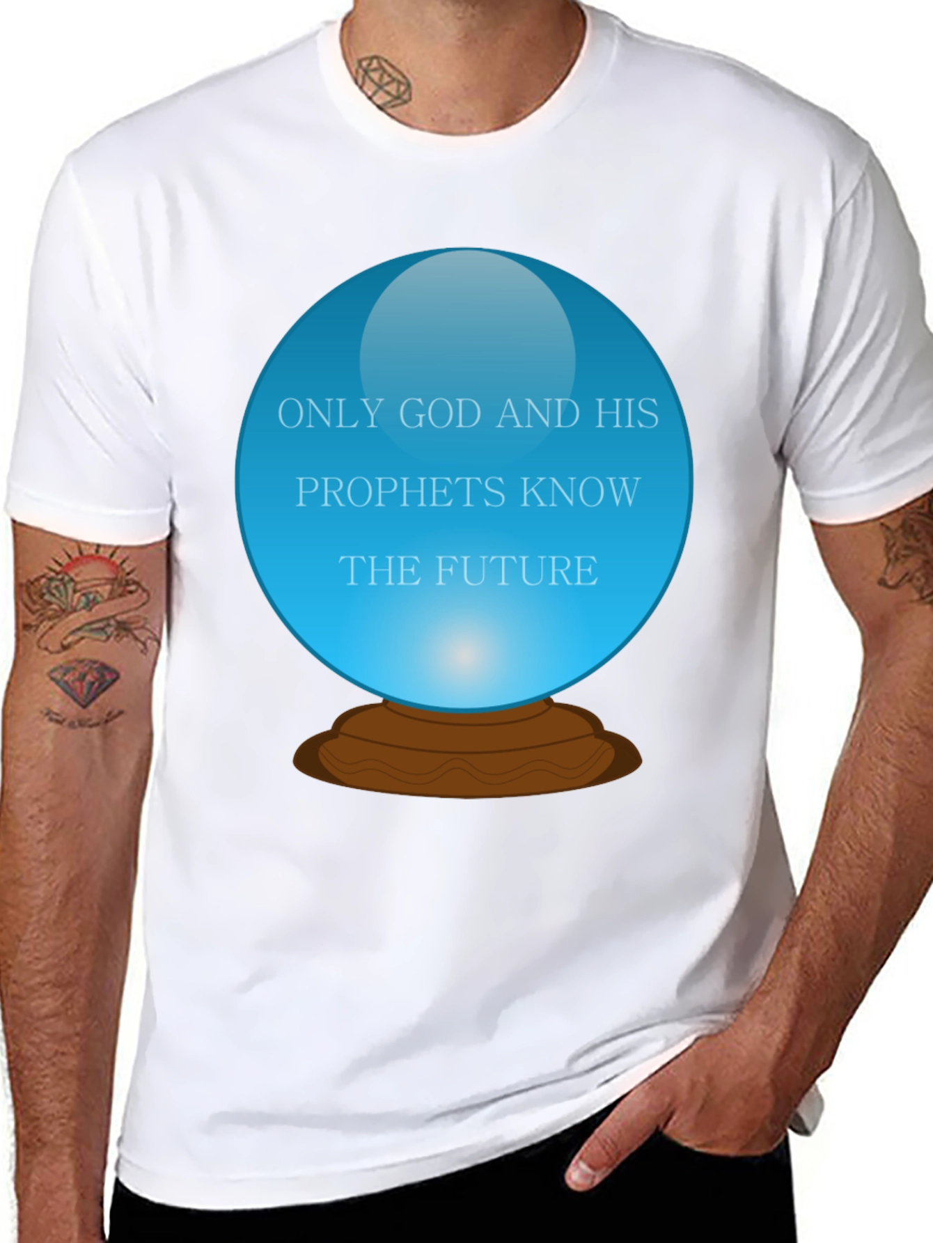 Black Mystic Future T-Shirt: Only God and His Prophets Know view 8