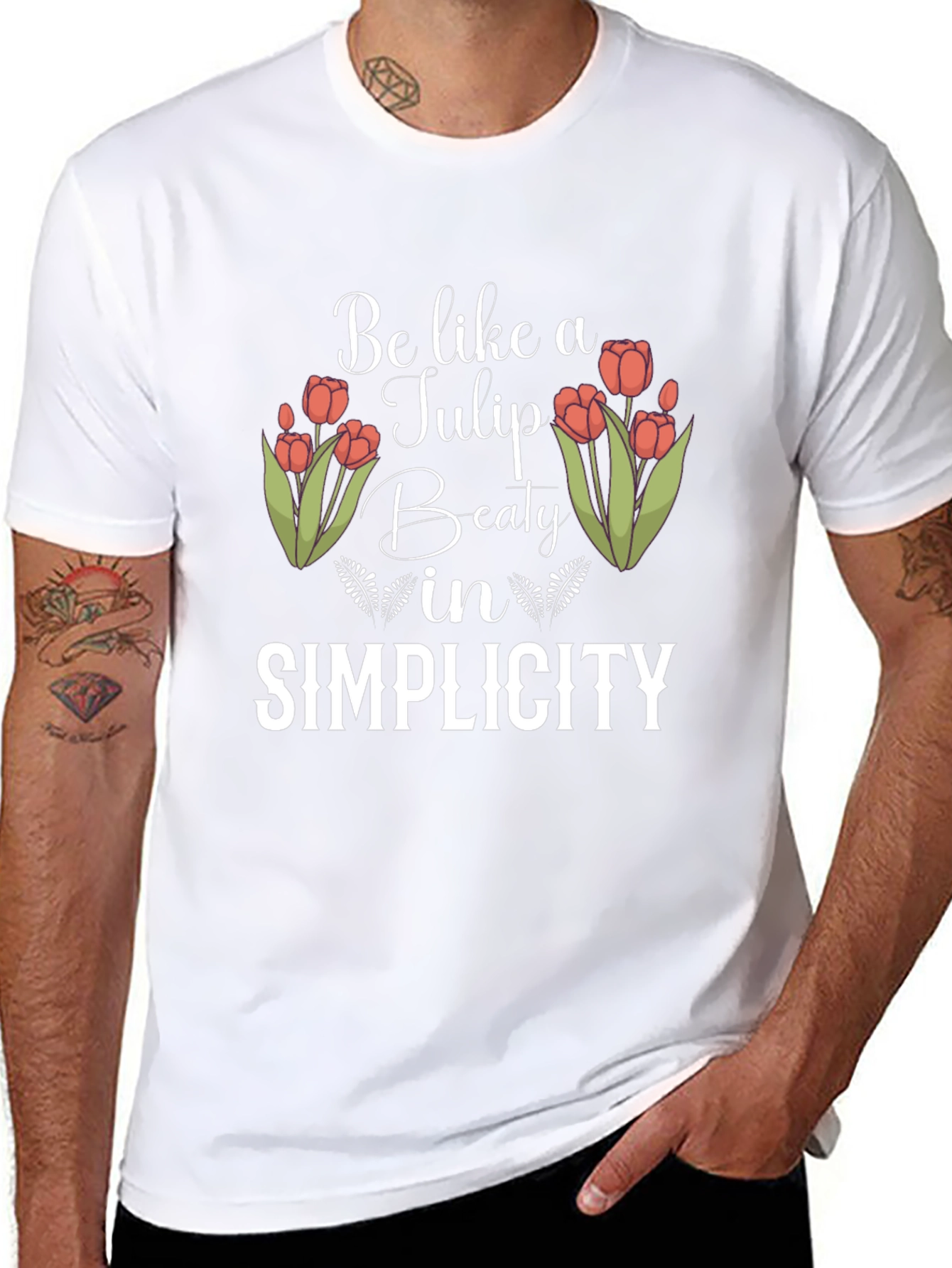 Black Tulip Simplicity Graphic Tee view 8
