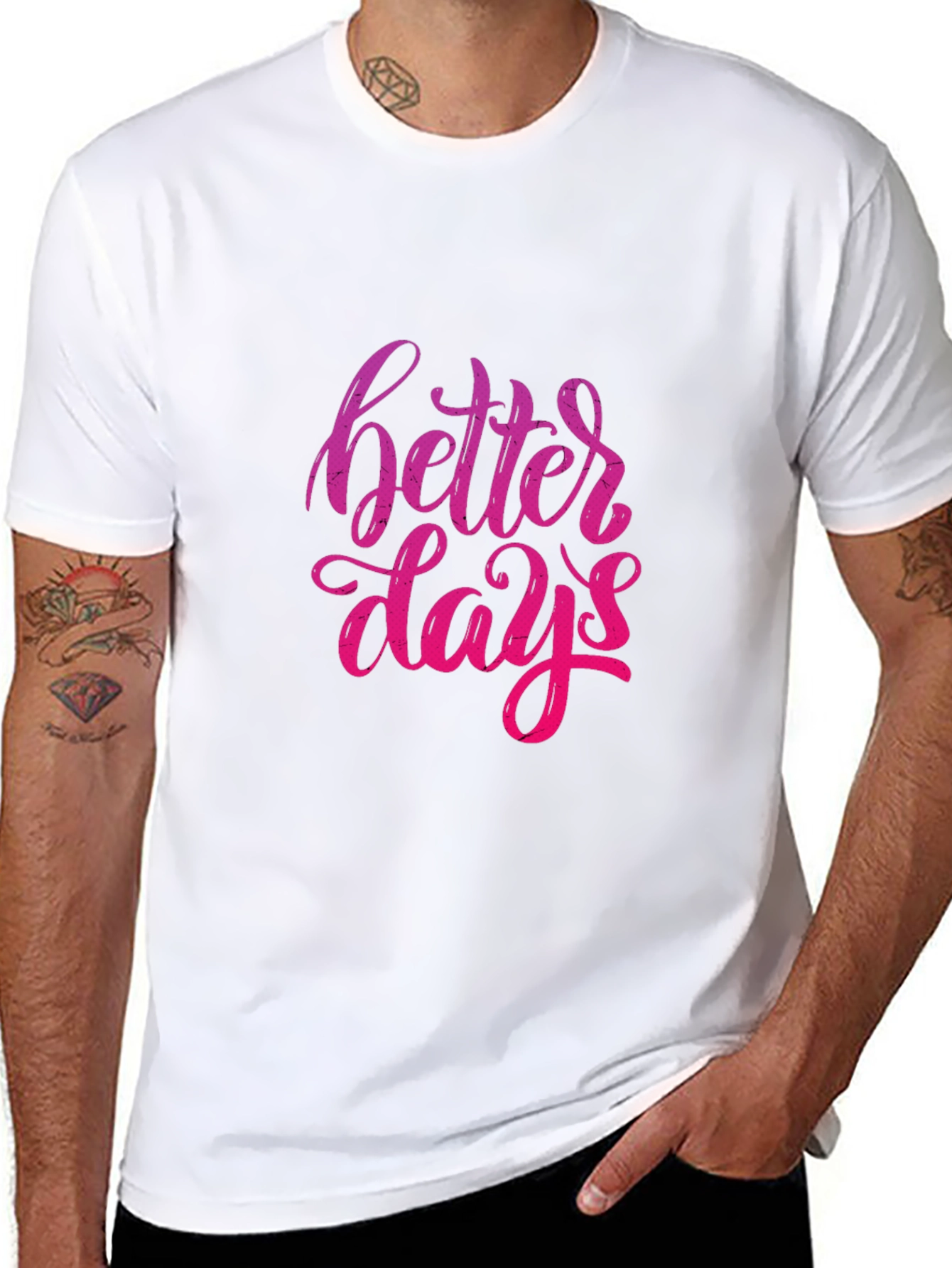 Black Better Days Graphic Tee - Stylish Comfort view 8