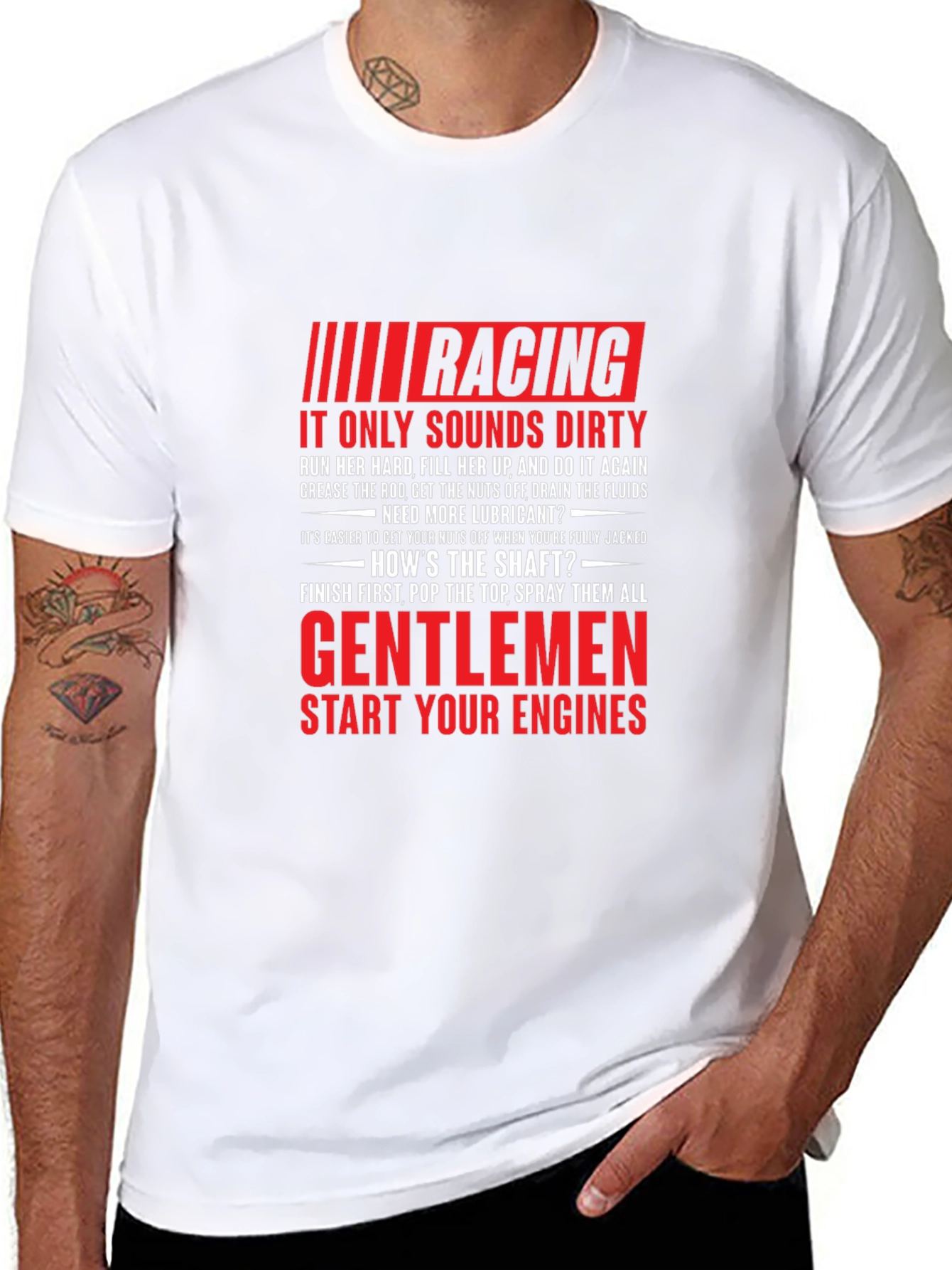 Black Racing Dirty Sounding T-Shirt view 8