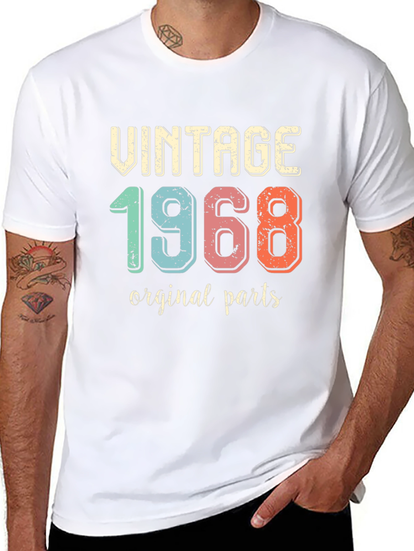 Vintage 1968 Original Parts T-Shirt - 8