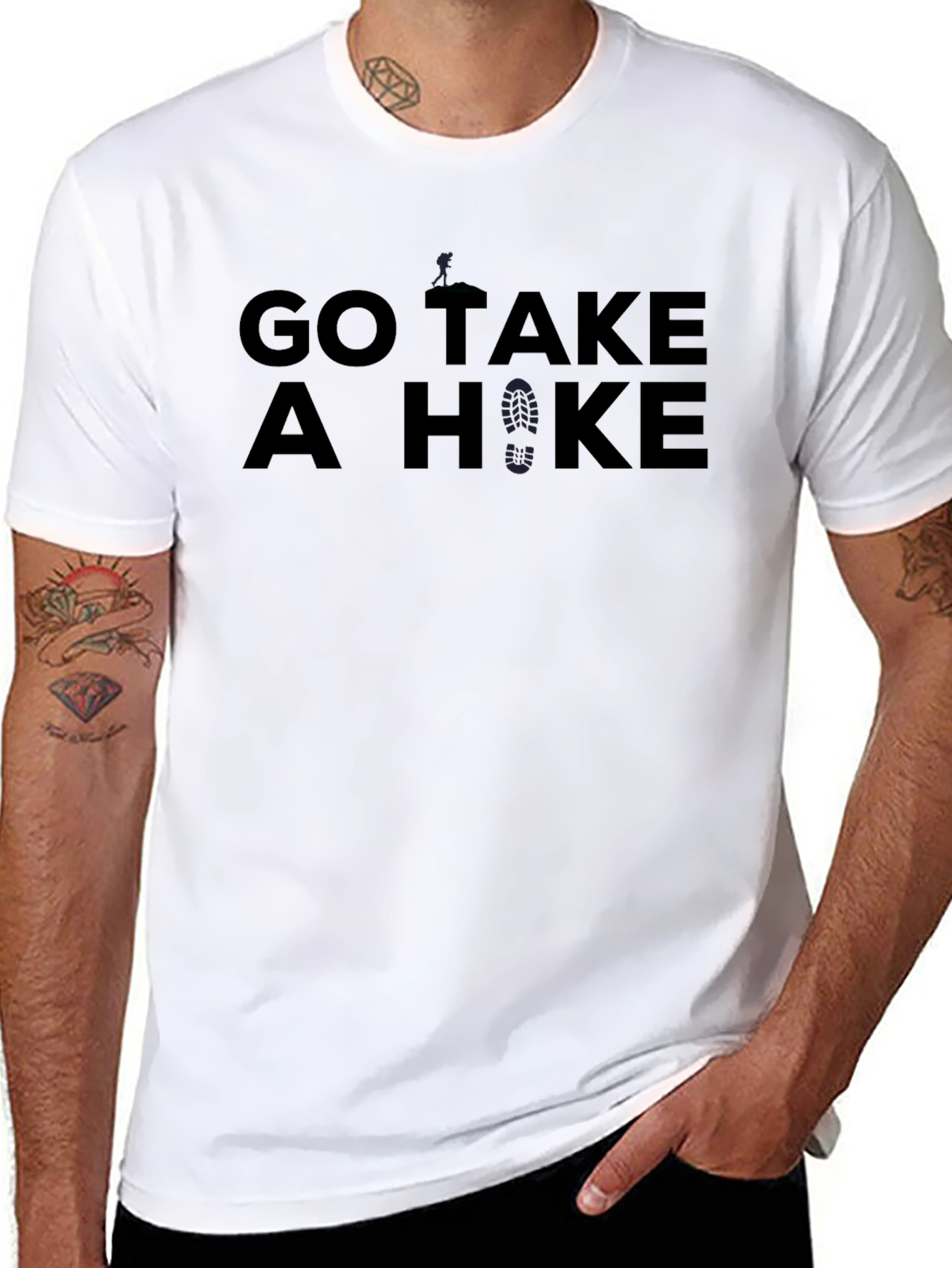 Black Go Take a Hike T-Shirt - Adventure Ready! view 8
