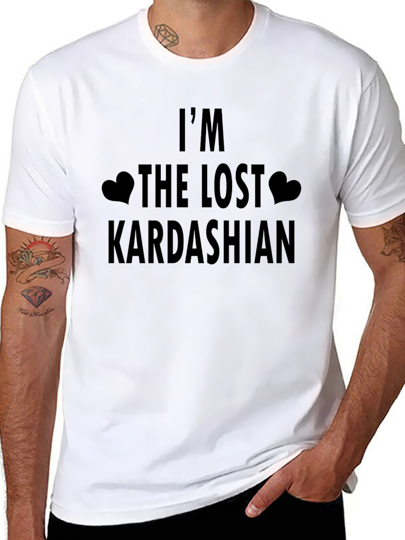 Black Lost Kardashian T-Shirt view 8