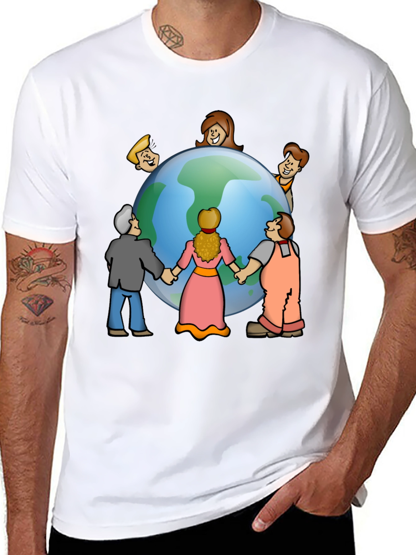 Unity Around the World Graphic Tee - 8