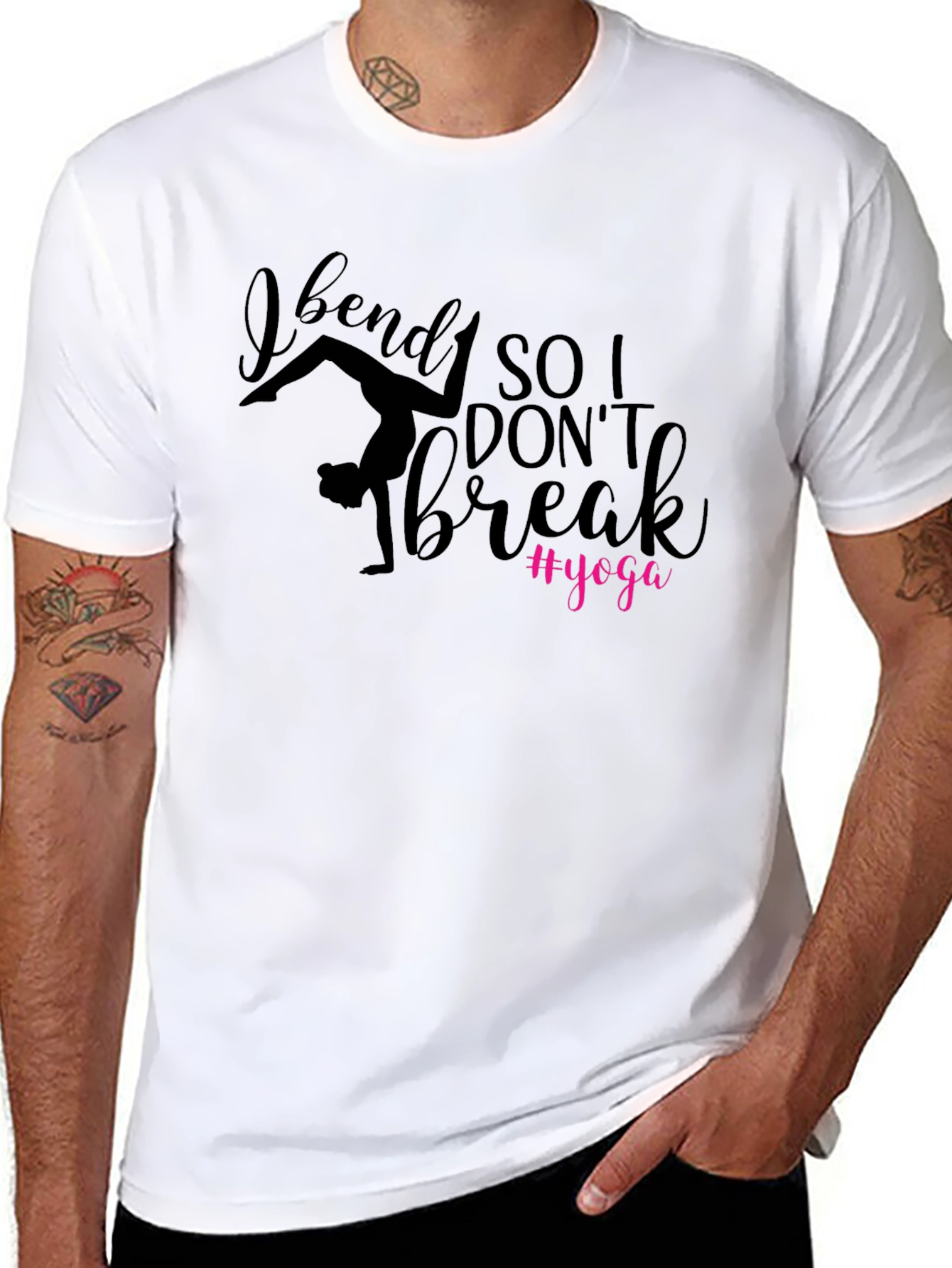 I Bend So I Don't Break Yoga Tee - 8