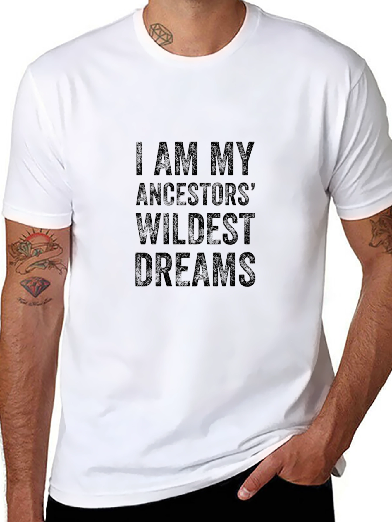 Black Ancestors' Wildest Dreams Graphic Tee - Black view 8