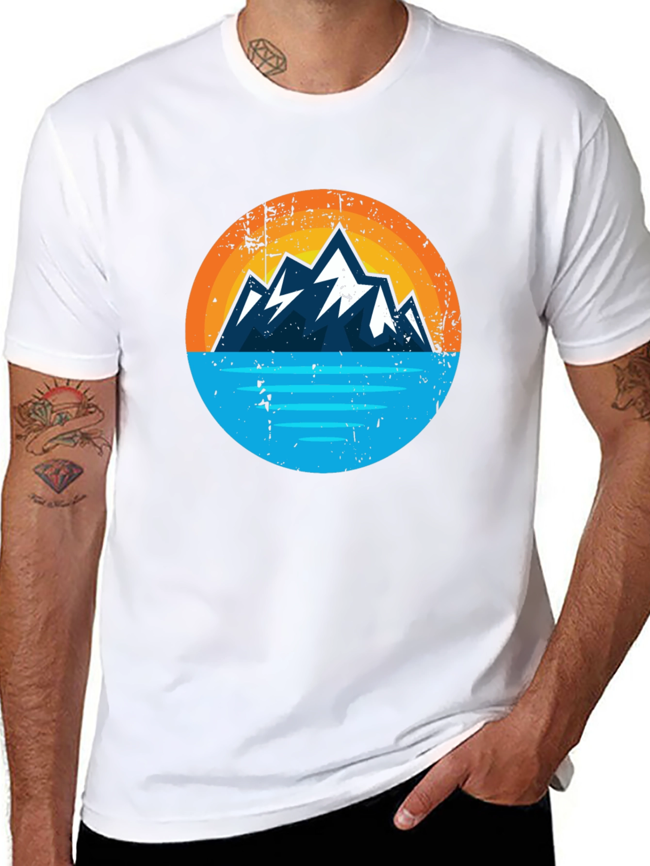 Black Mountain Lake Graphic T-Shirt - Adventure Ready view 8