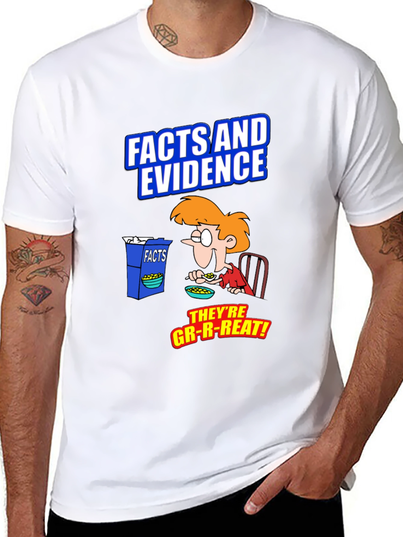 Black Facts and Evidence T-Shirt view 8