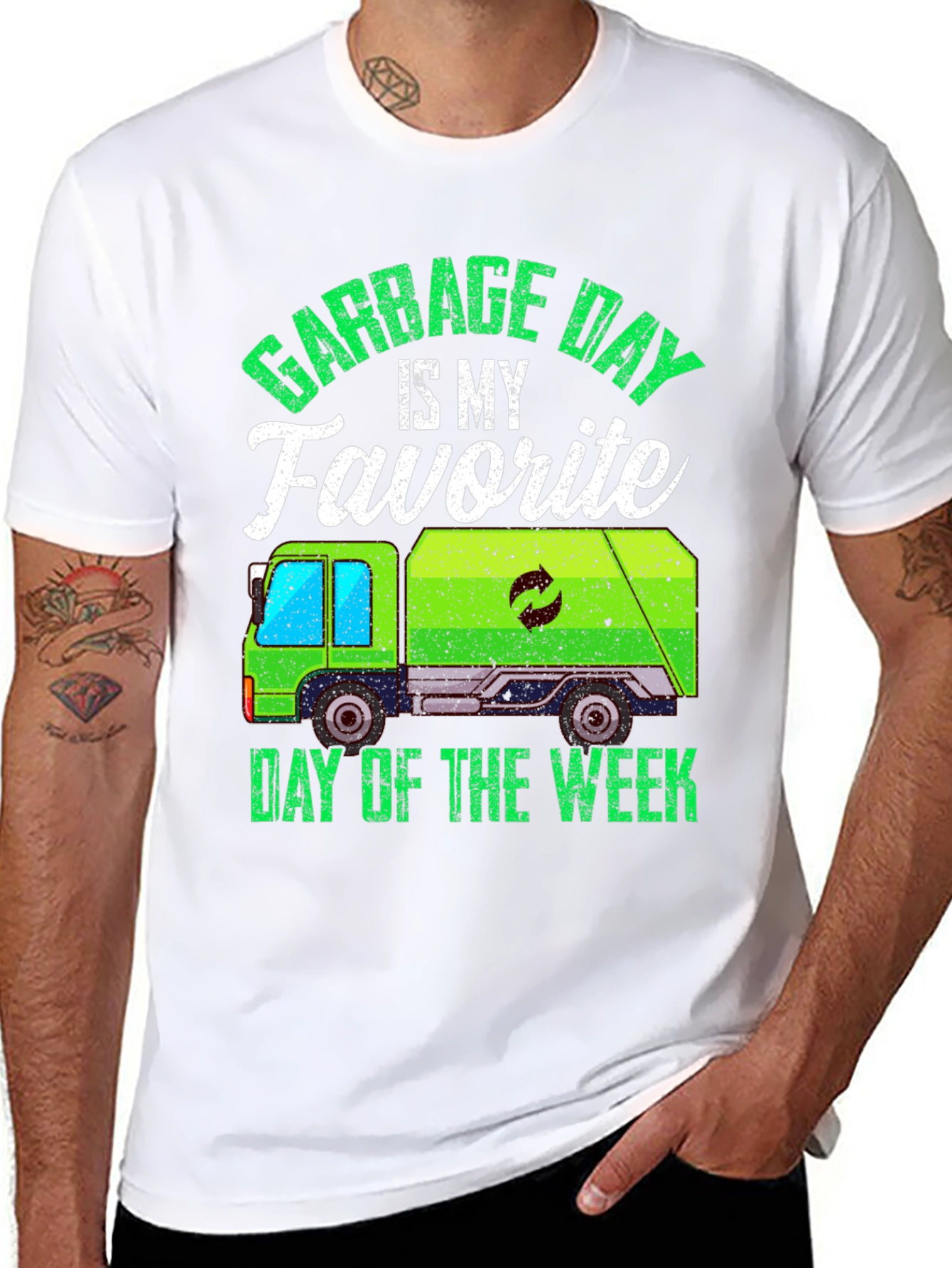 Black Garbage Day Is My Favorite T-Shirt view 8