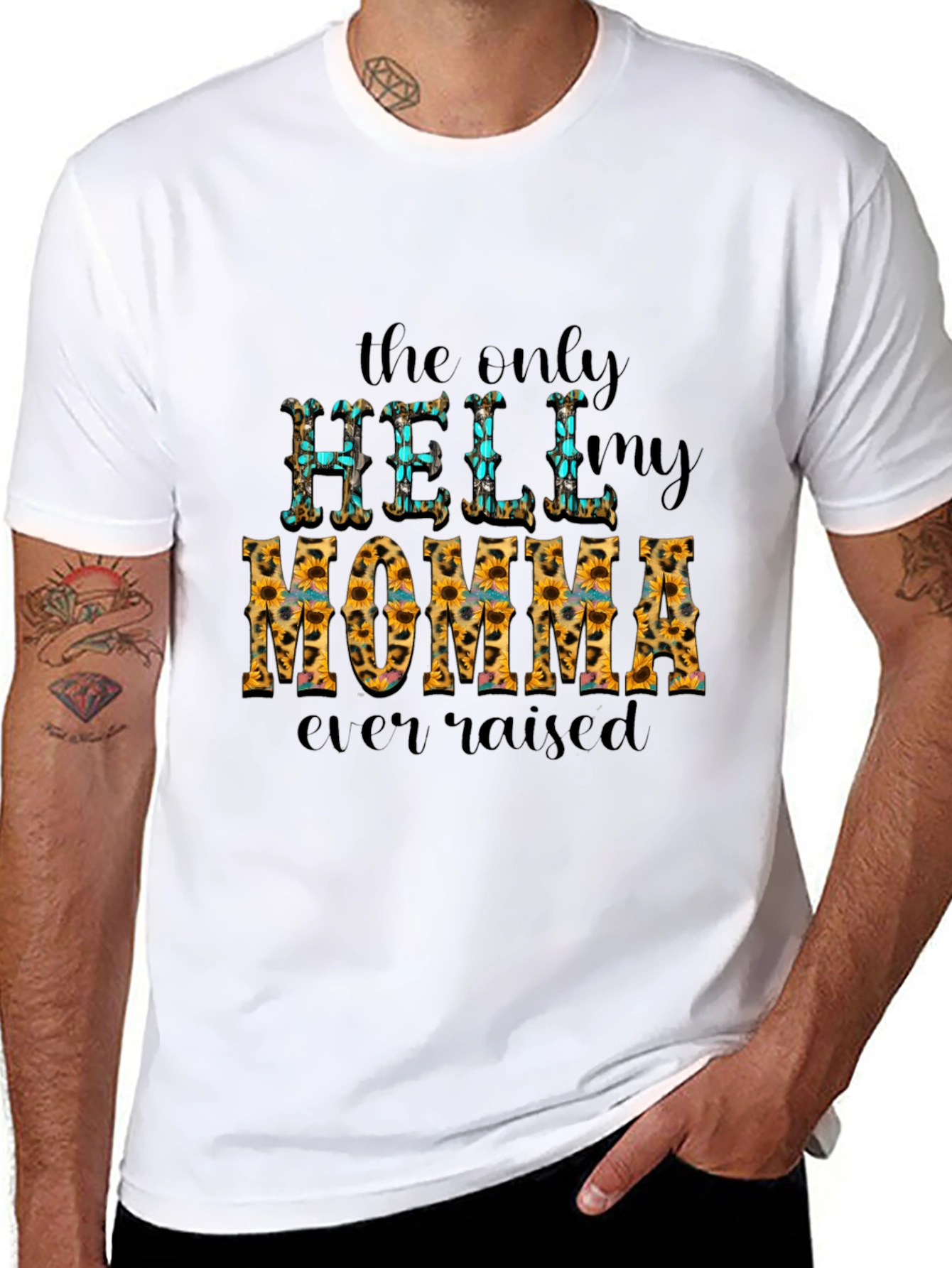 Black Momma Raised Hell Graphic Tee view 8