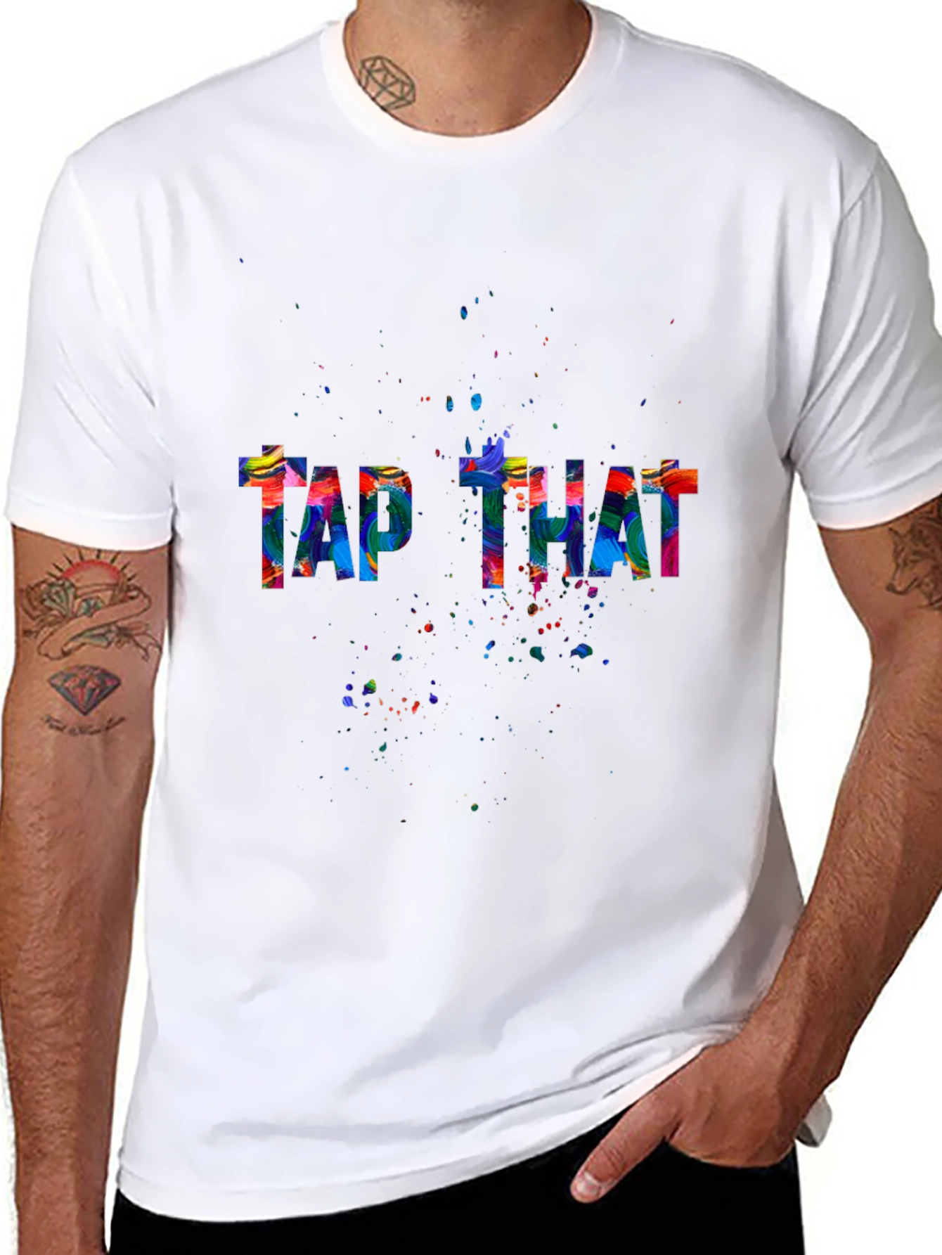 Black Tap That Colorful Graphic T-Shirt view 8