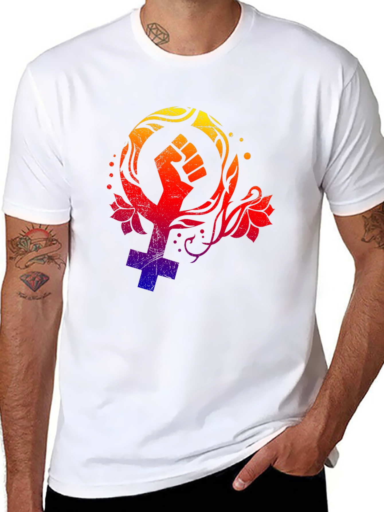 Empowered Fist Feminist T-Shirt - 8