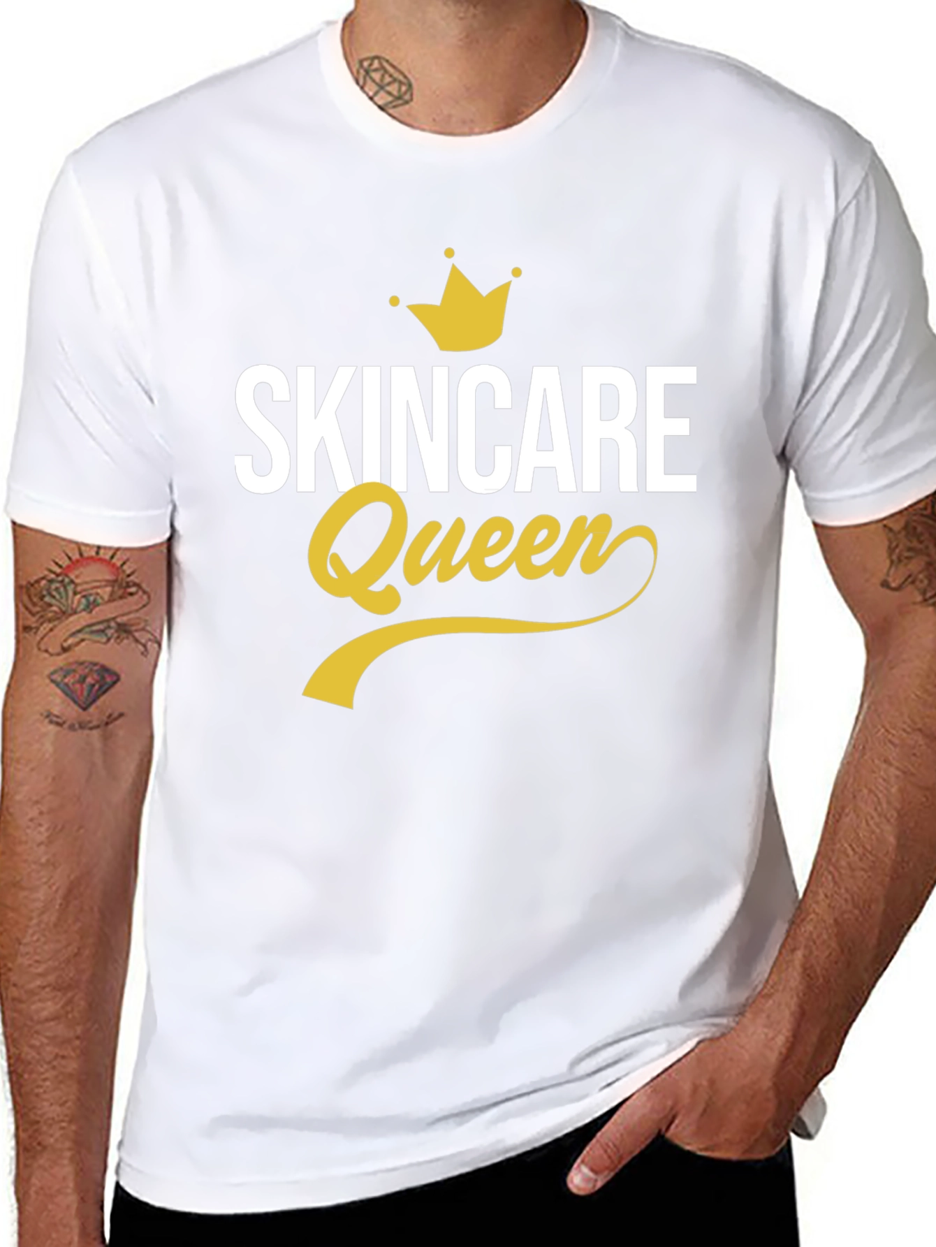Black Skincare Queen Graphic T-Shirt - Stylish & Comfy view 8