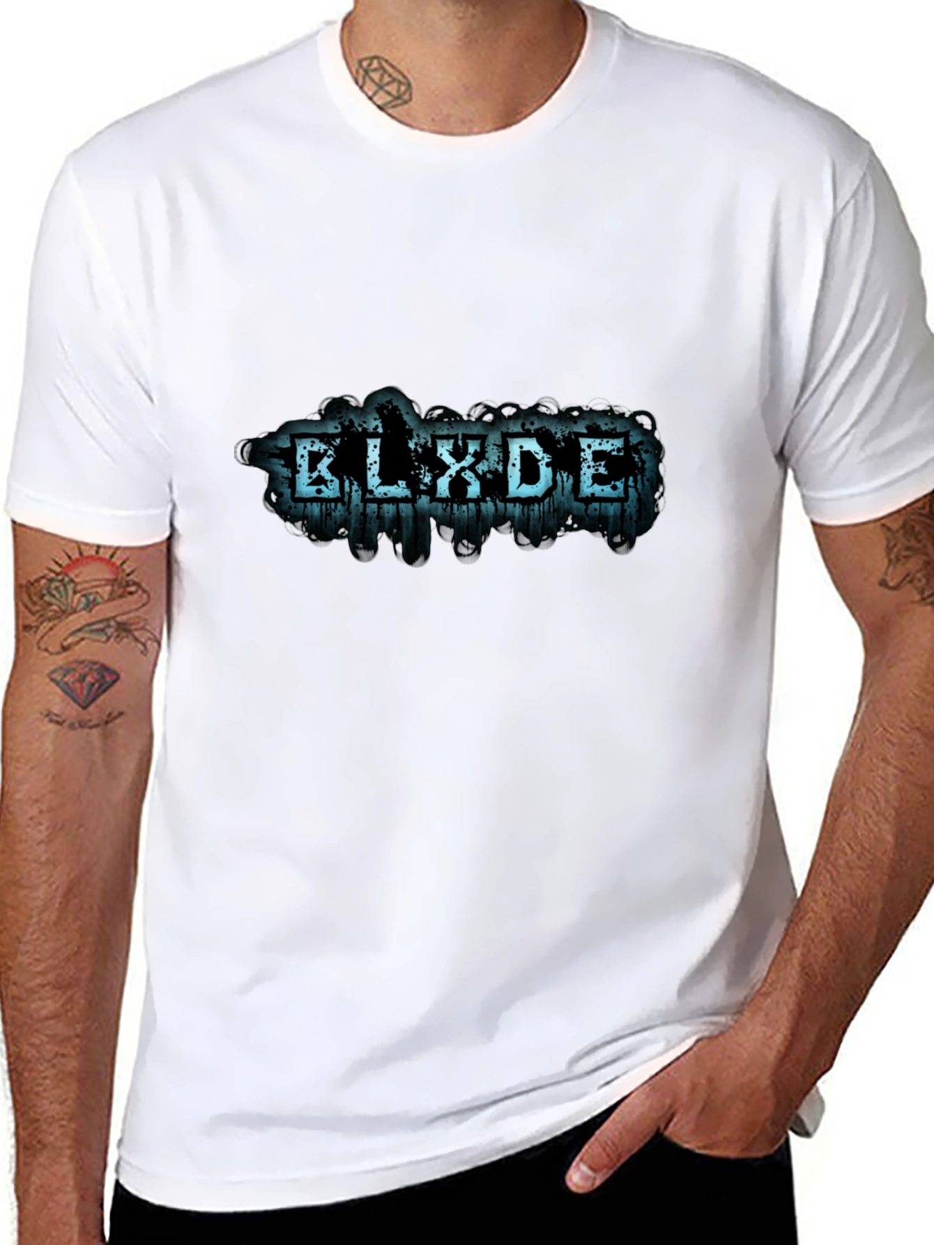 Black Blxde Graphic Print Black T-Shirt view 8