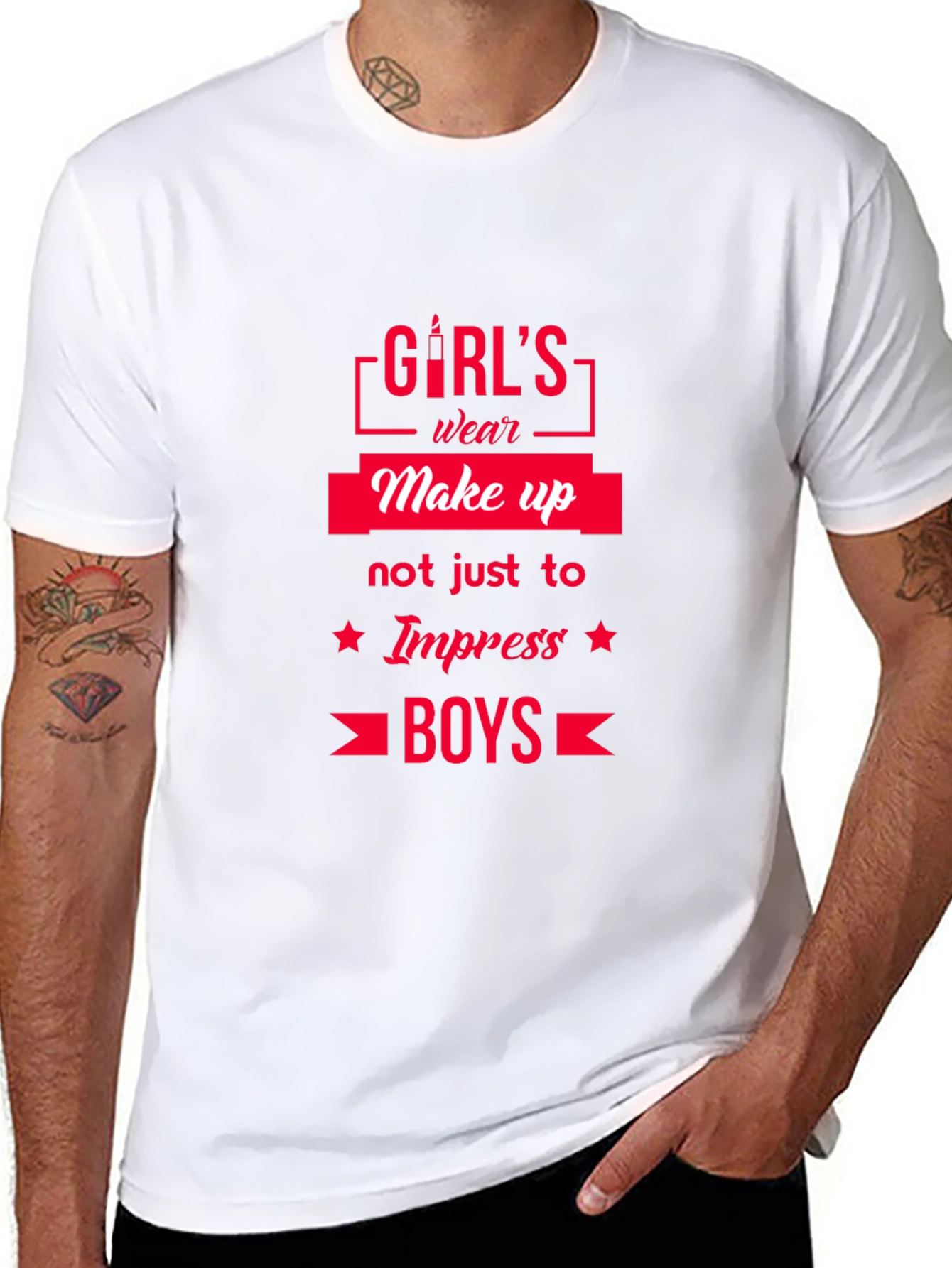 Black Girl's Makeup T-Shirt - Empowering Fashion view 8