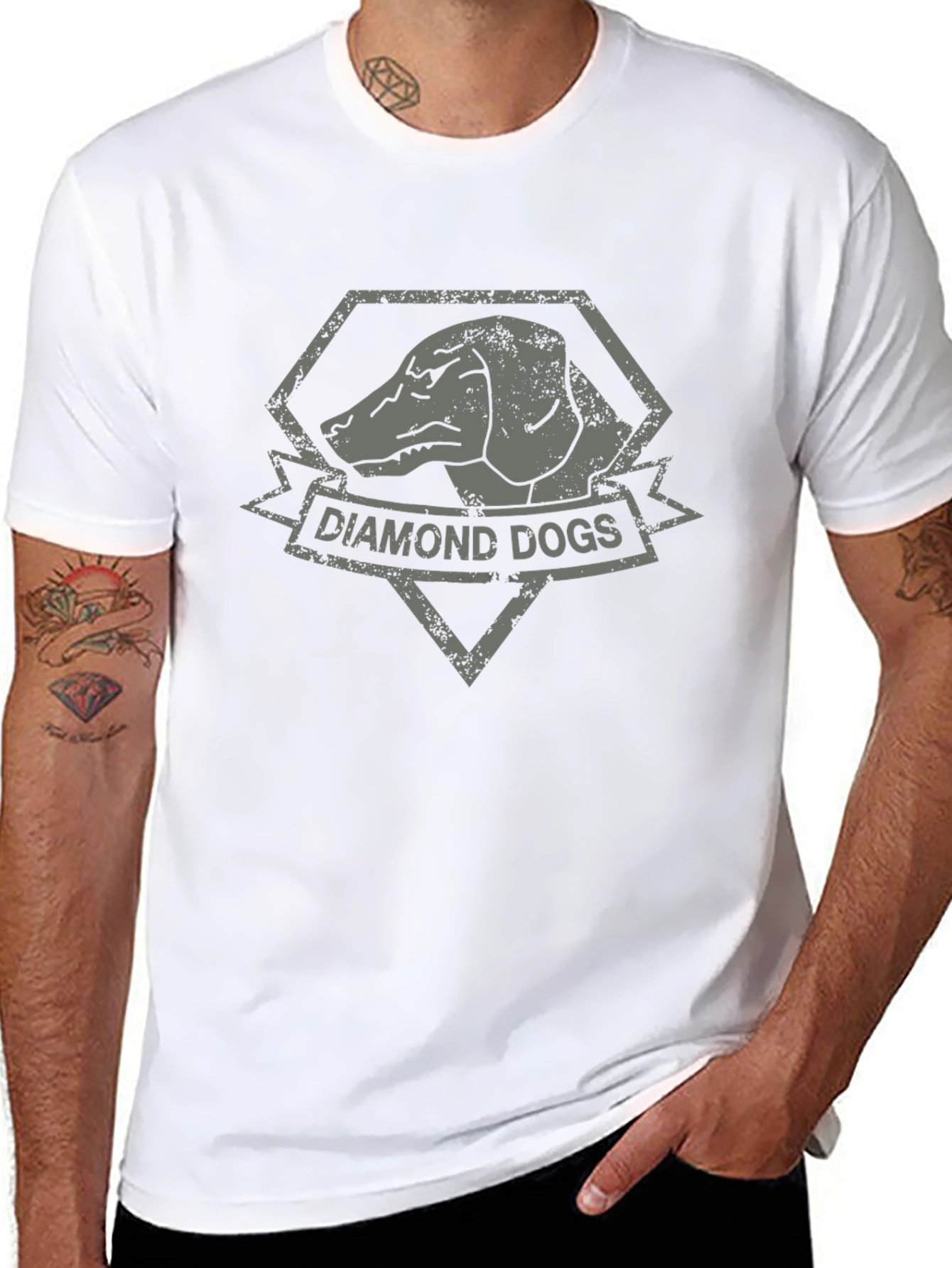 Black Diamond Dogs Graphic T-Shirt - Black view 8