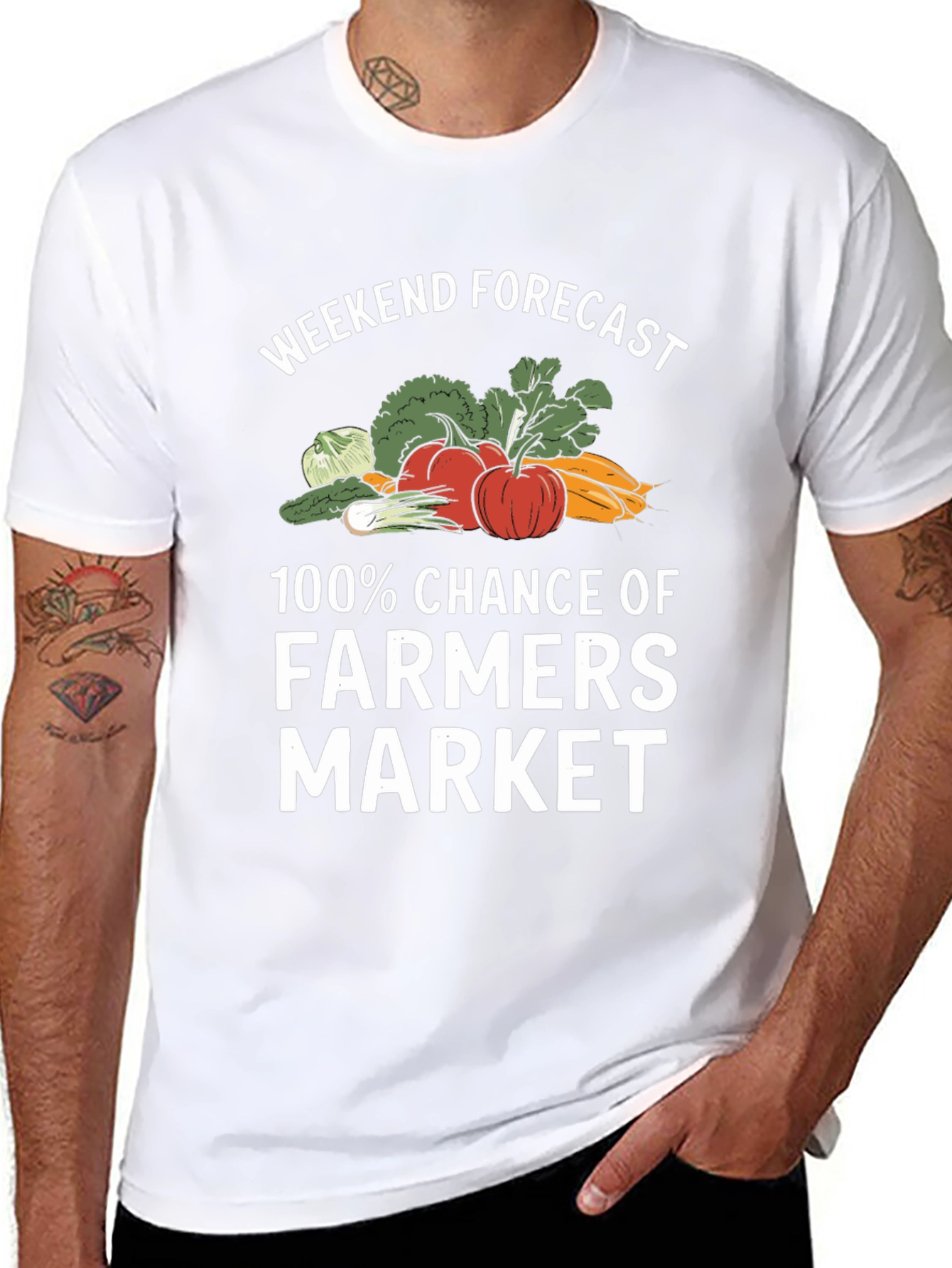 Black Farmer's Market Weekend T-Shirt view 8