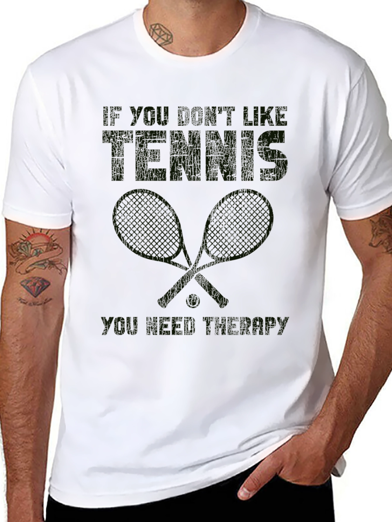 Funny Tennis Graphic Tee - "If You Don't Like Tennis..." - 8