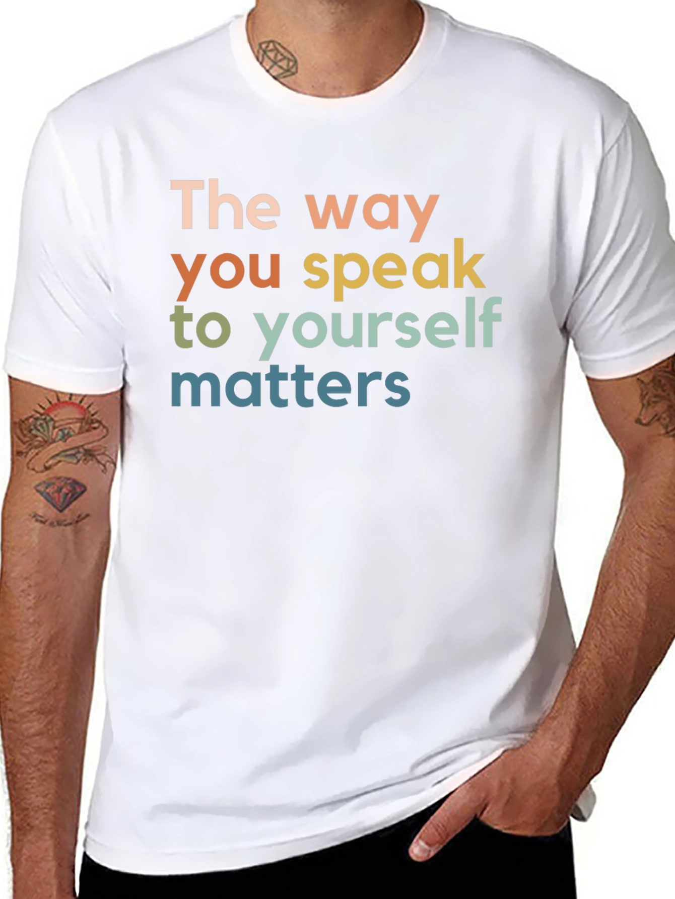 The Way You Speak T-Shirt - Positive Affirmation Tee - 8