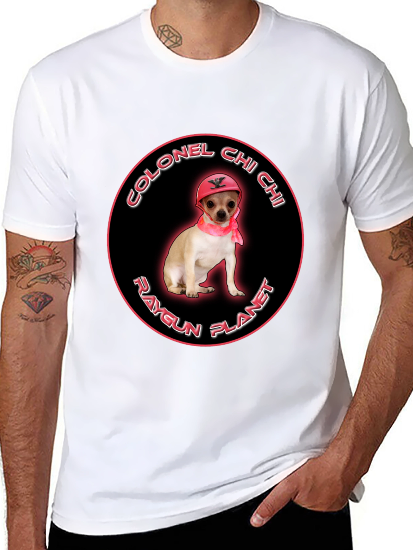 Black Colonel Chi Chi Raygun Planet Black T-Shirt view 8