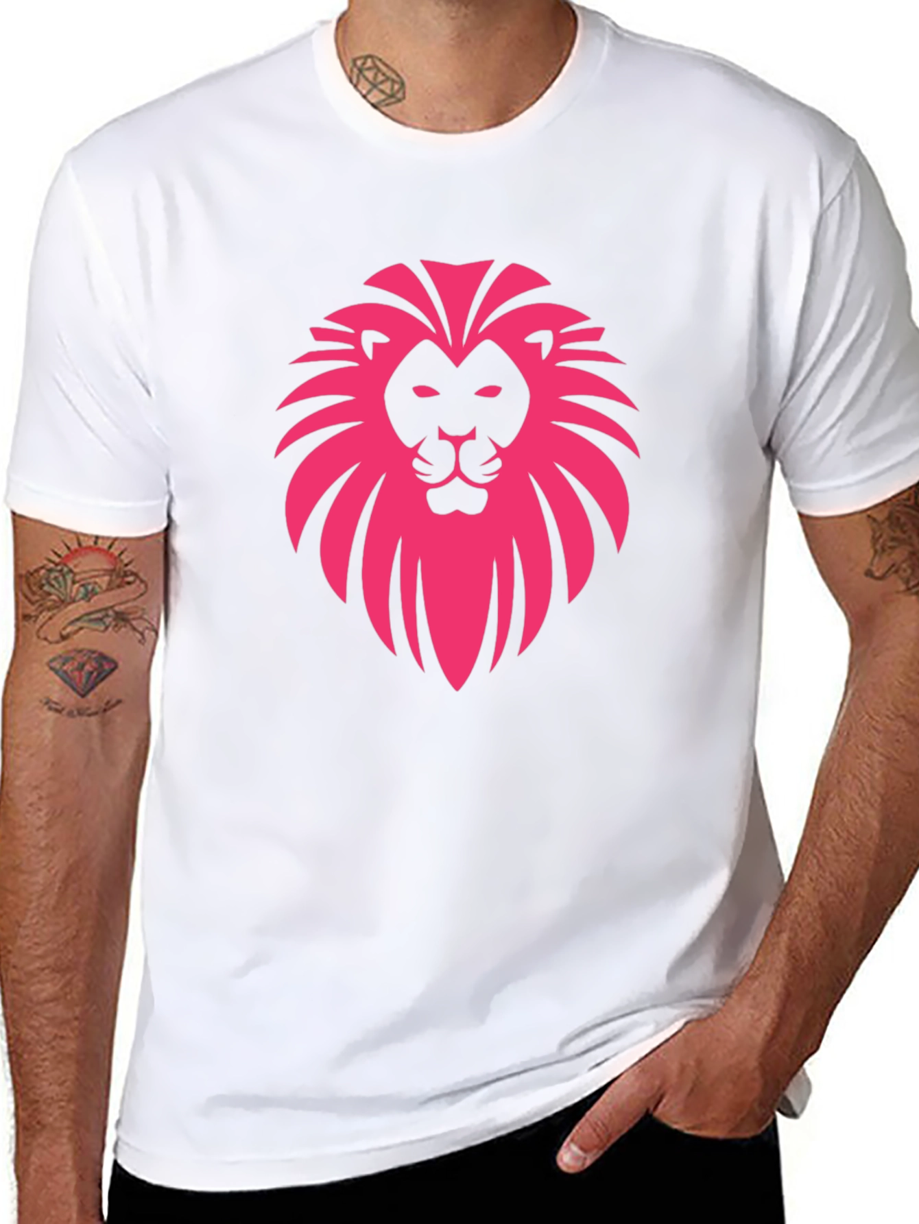 Black Lion Graphic Tee - Bold & Stylish view 8