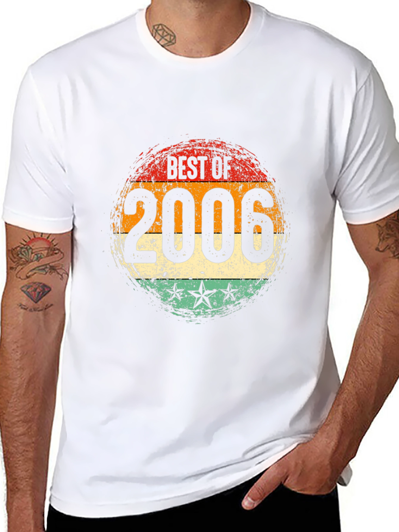 Black Best of 2006 Vintage Style T-Shirt view 8