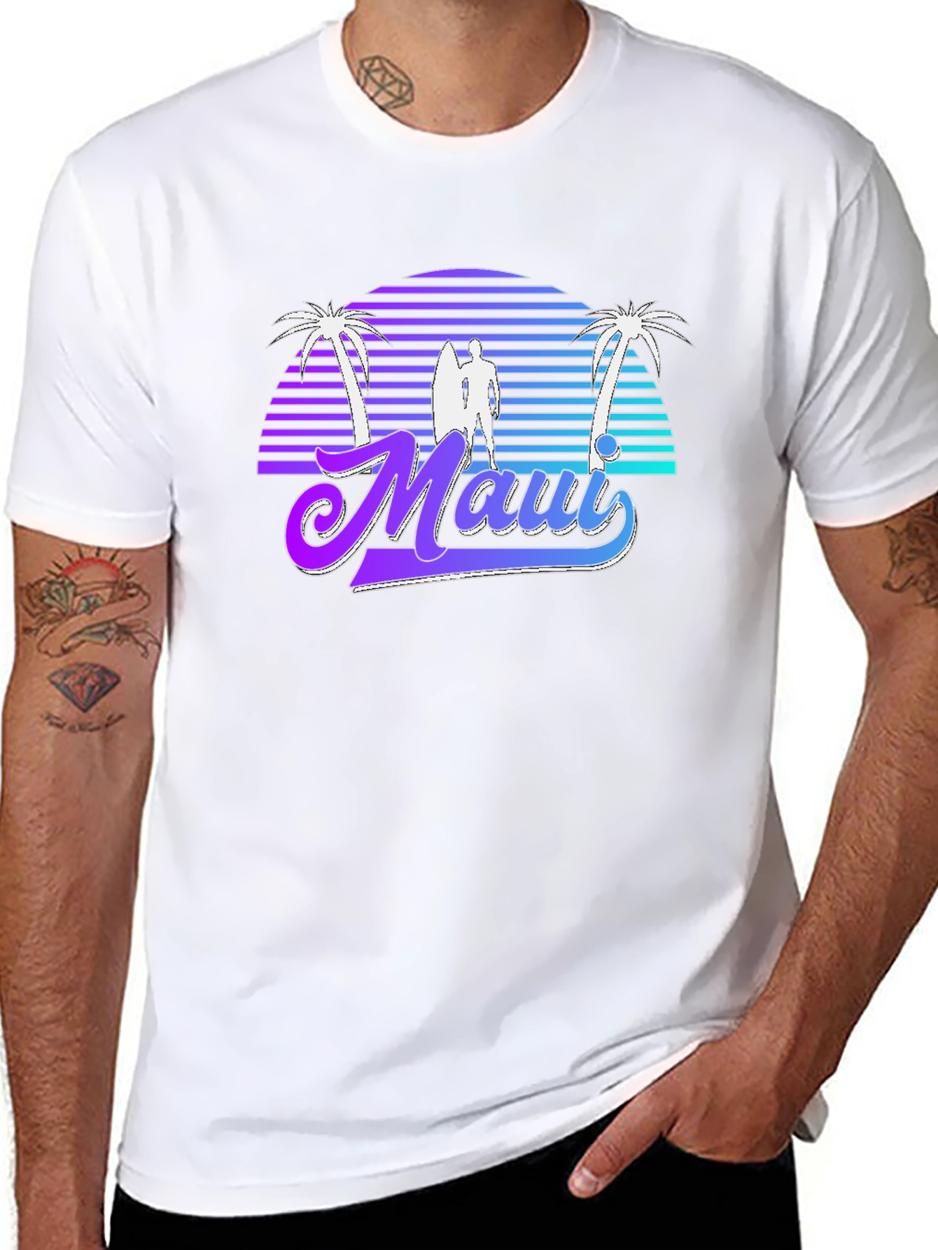 Retro Maui T-Shirt - Island Style - 8