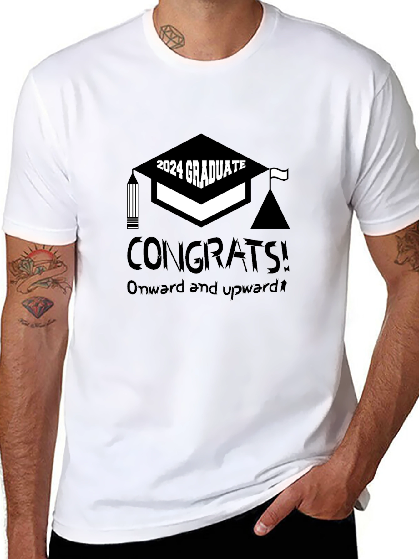2024 Graduate T-Shirt - Congrats Onward! - 8