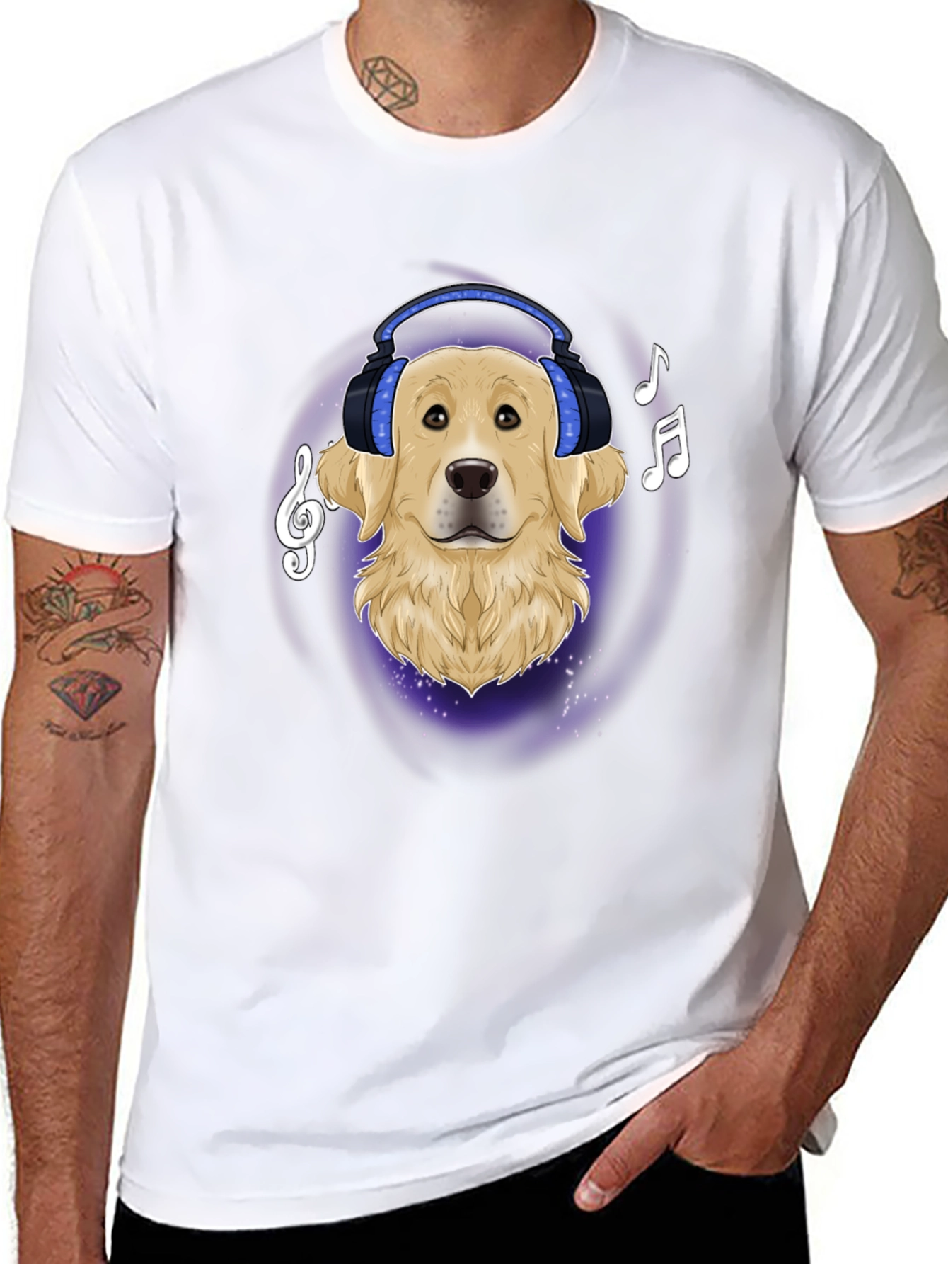 Black Dog DJ T-Shirt view 8