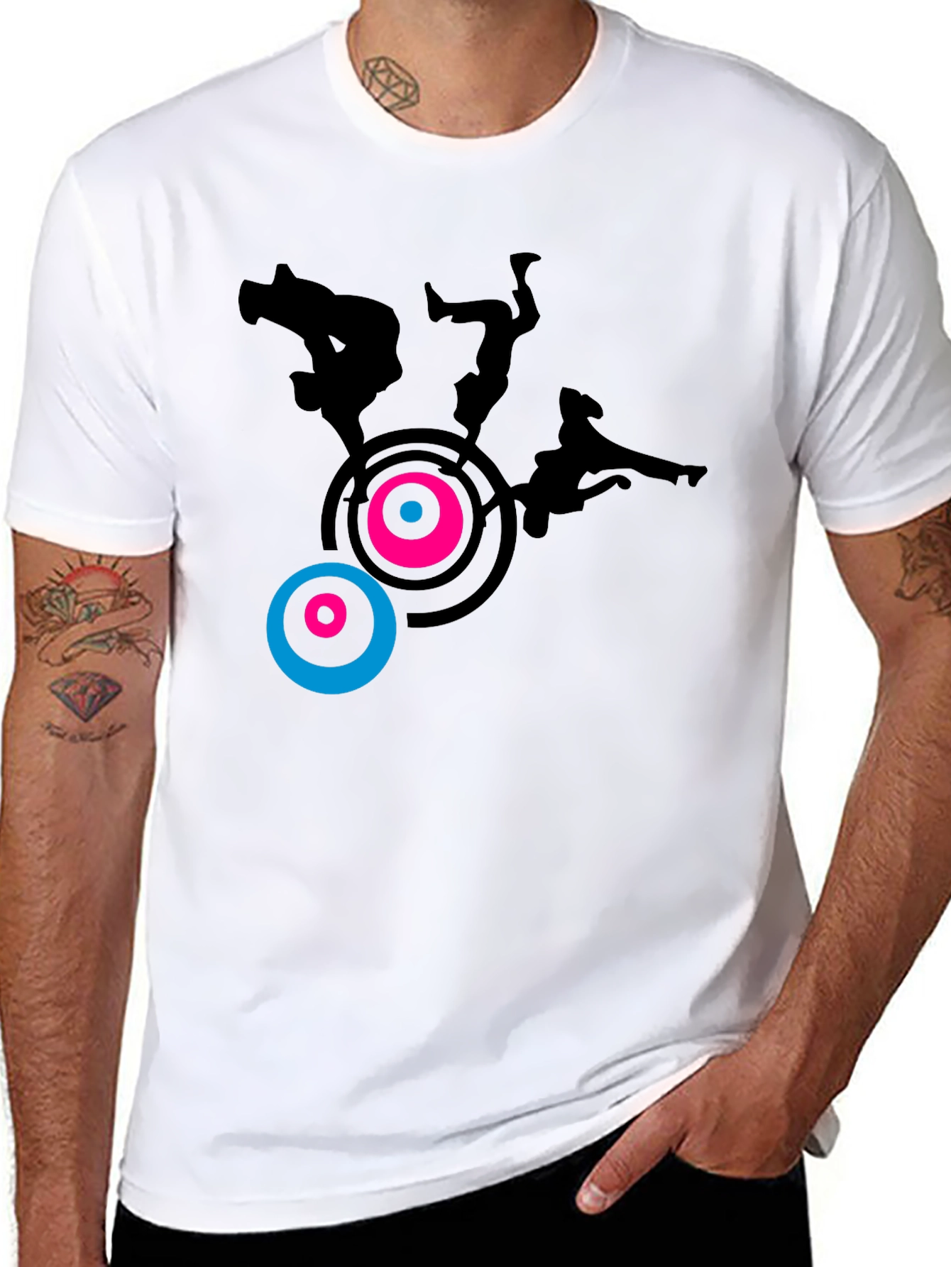 Black Urban Beat T-Shirt: Street Dance Graphic Tee view 8