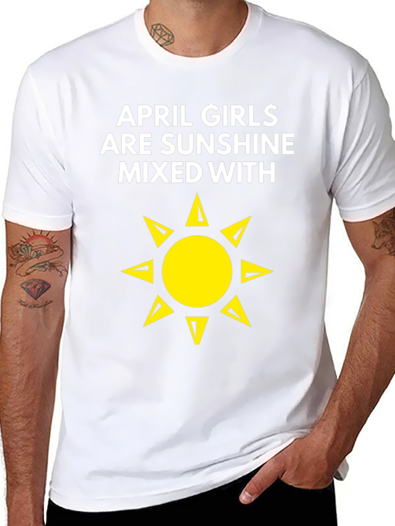 Black April Girls Sunshine T-Shirt view 8