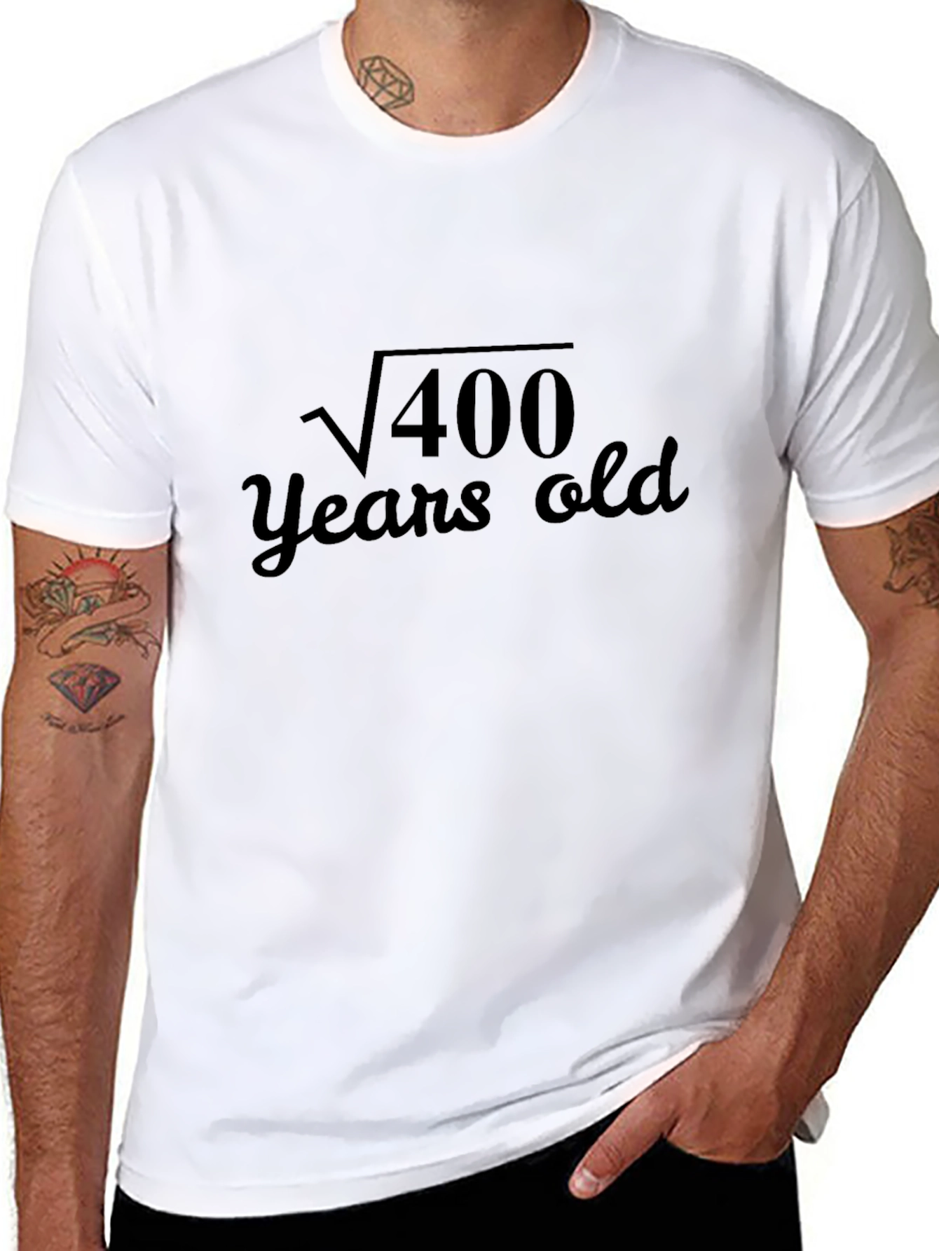Black Funny 20 Years Old Math T-Shirt Birthday Gift view 8