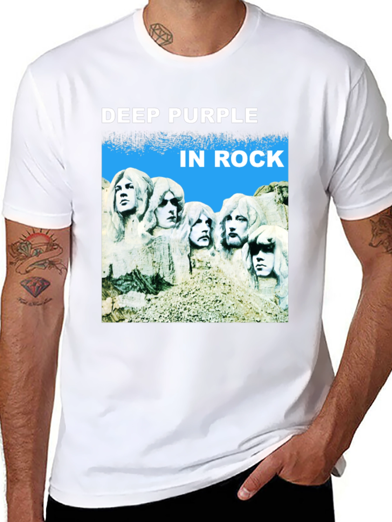 Deep Purple In Rock Album Cover T-Shirt - 8